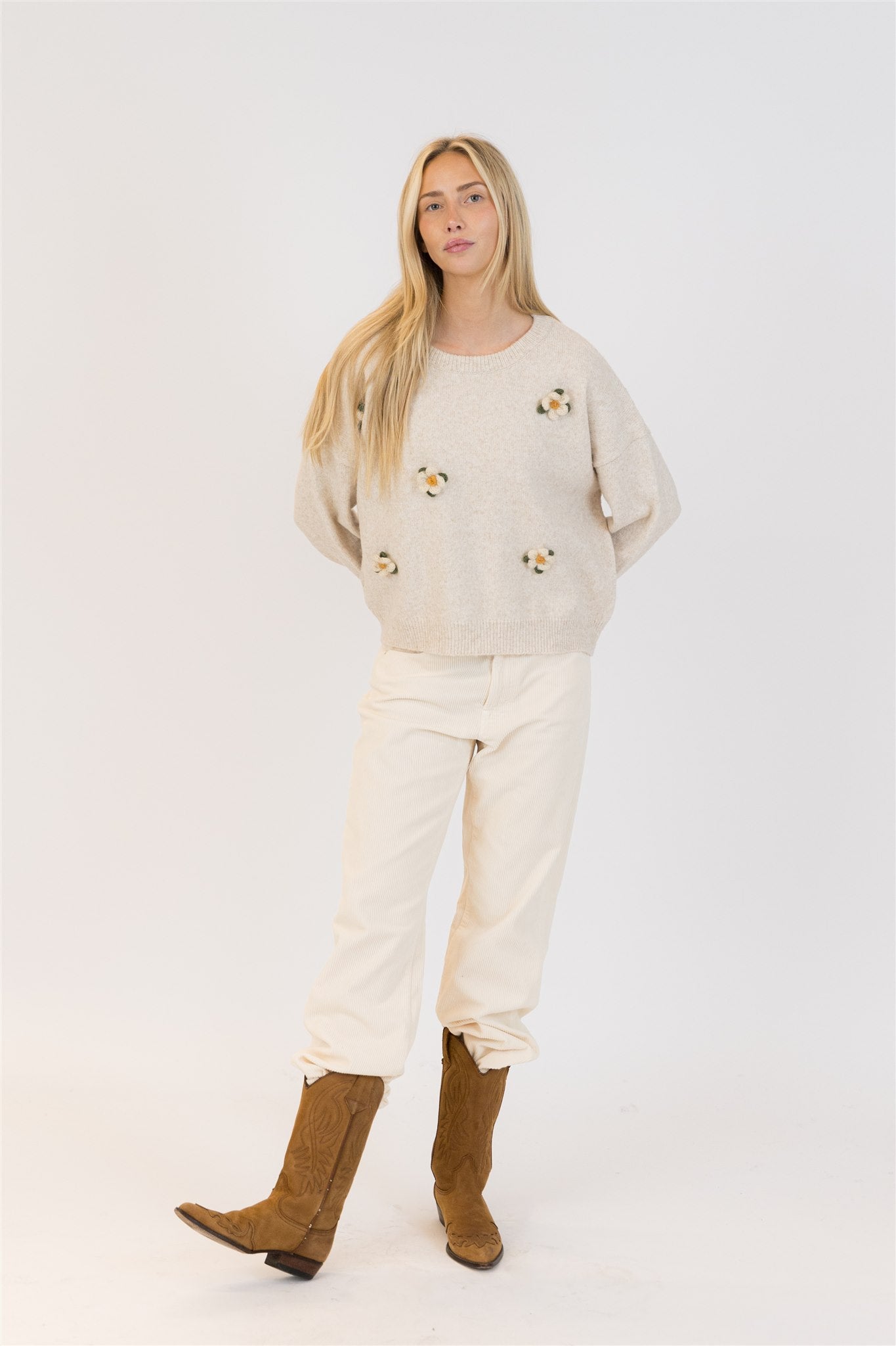 HOLLY FLOWER SWEATER