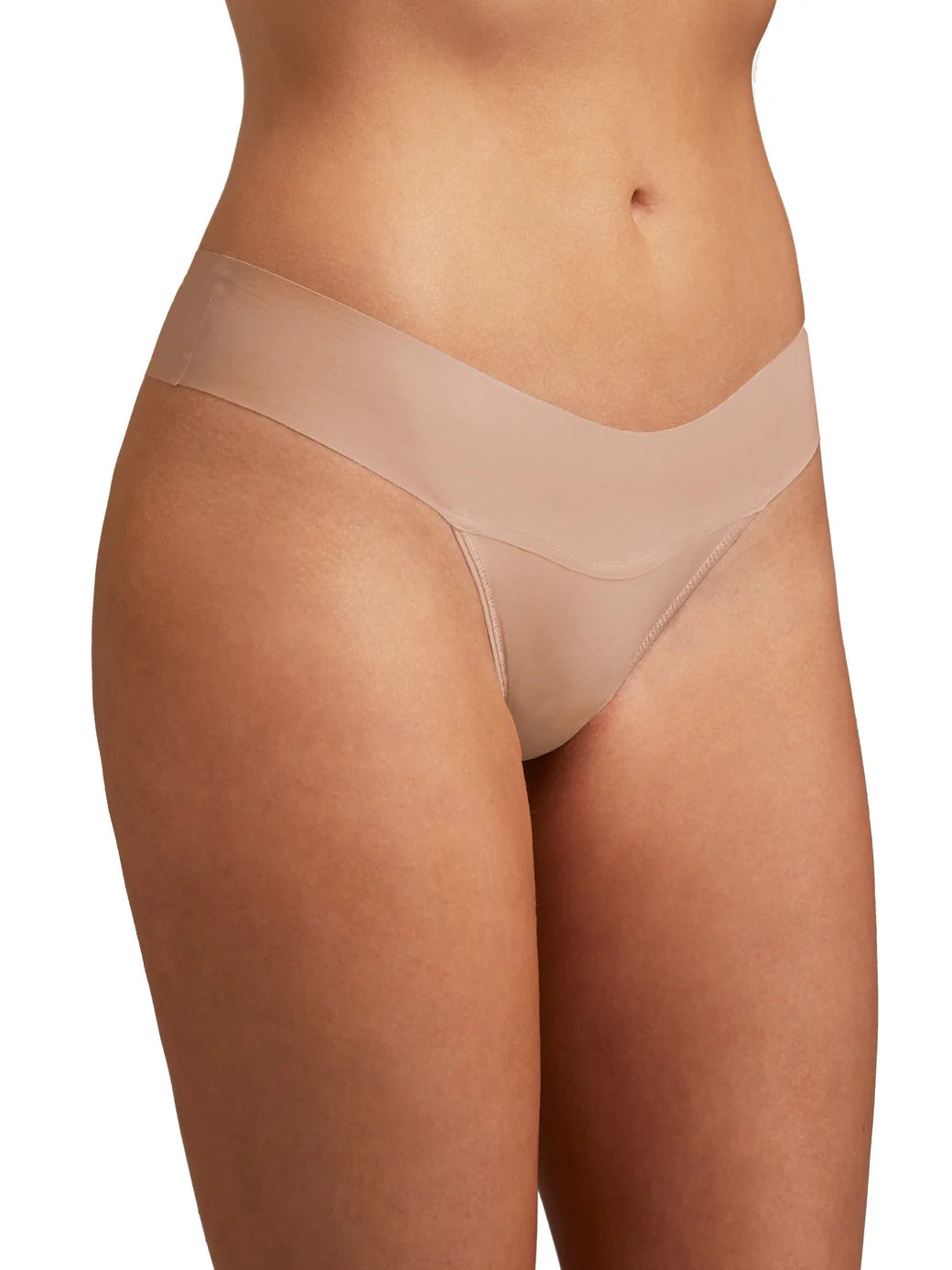 BREATHESOFT NATURAL RISE THONG - TAUPE
