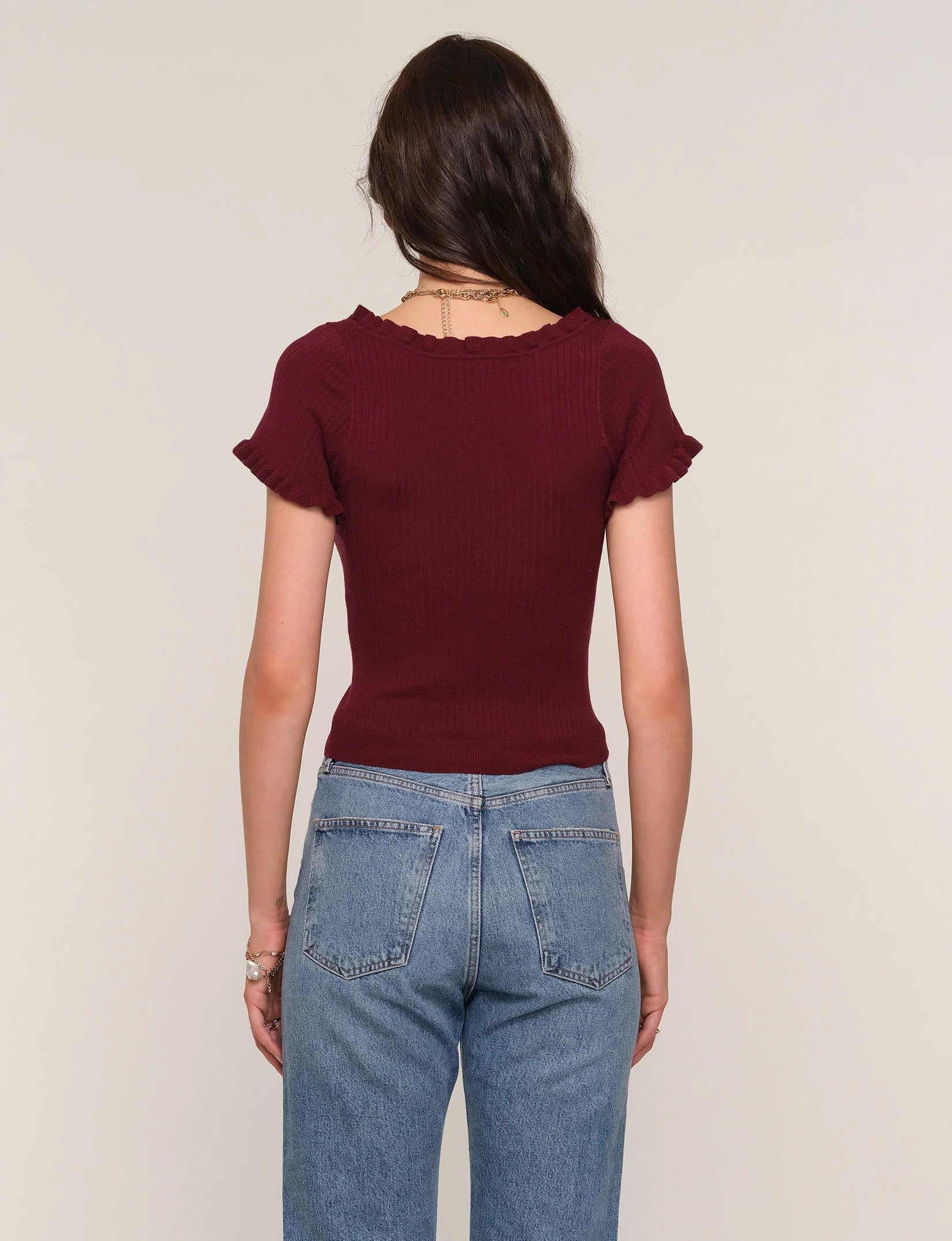 SATHIA TOP - MERLOT
