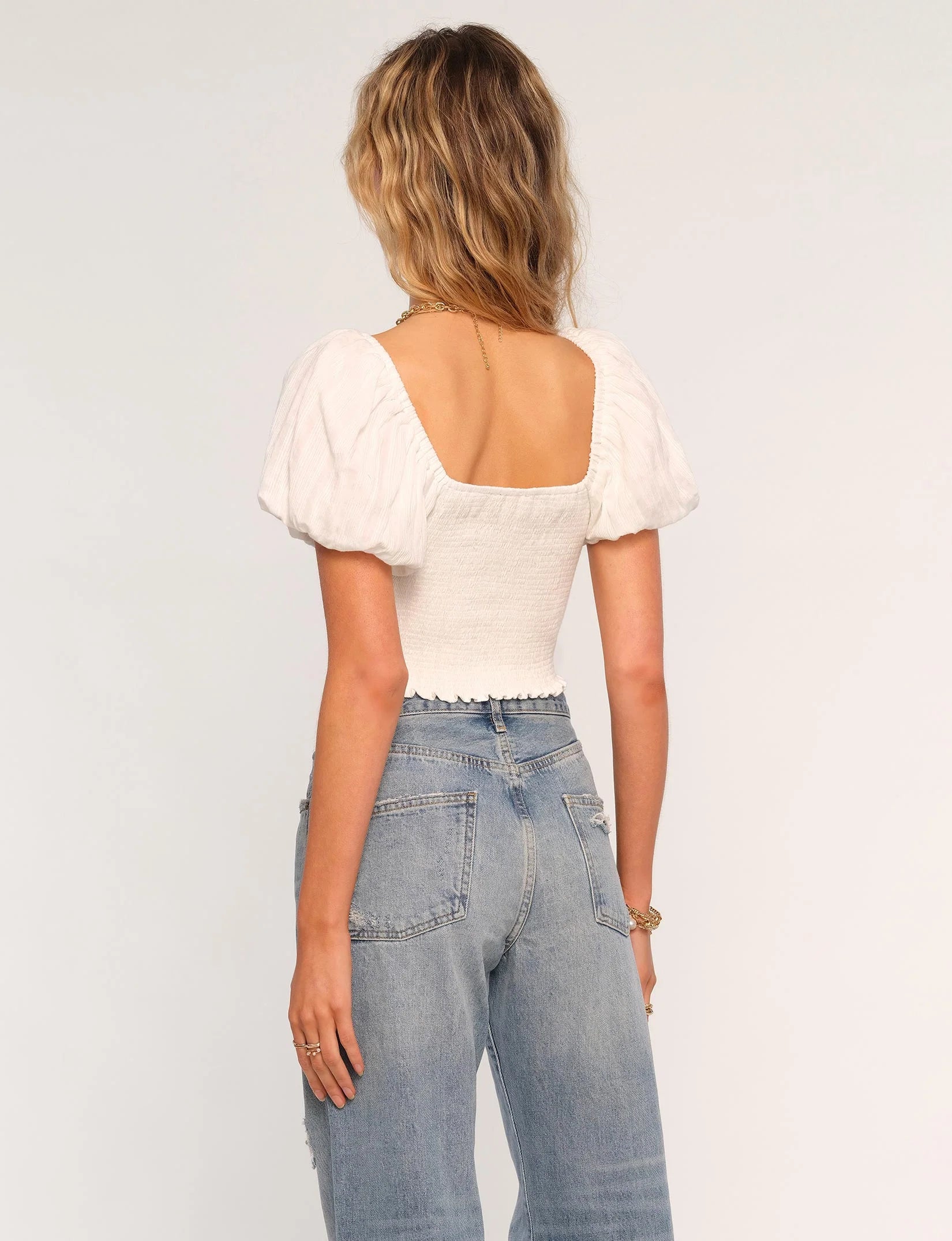 ARISA TOP - EGGSHELL