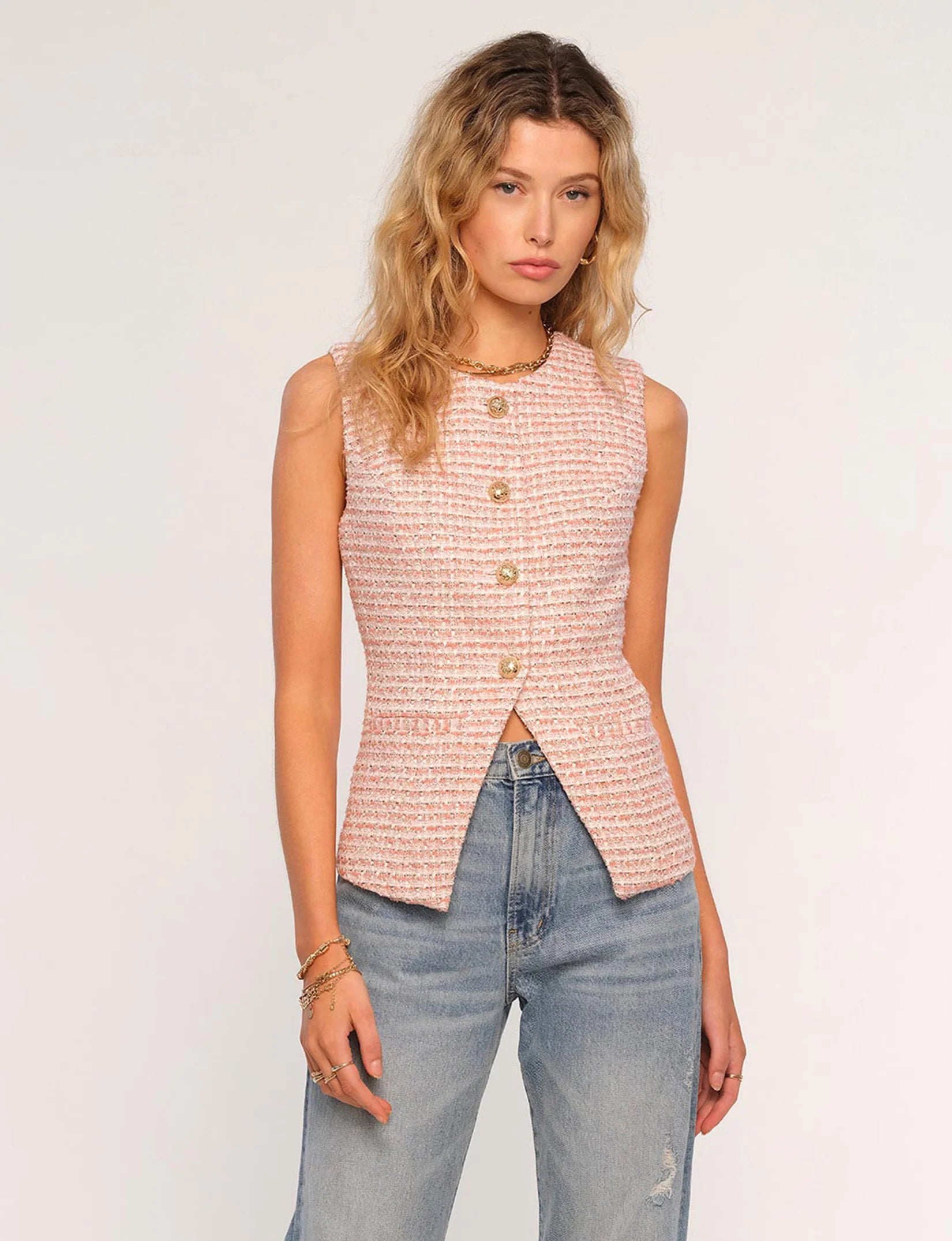 EMERSON VEST - ROSE