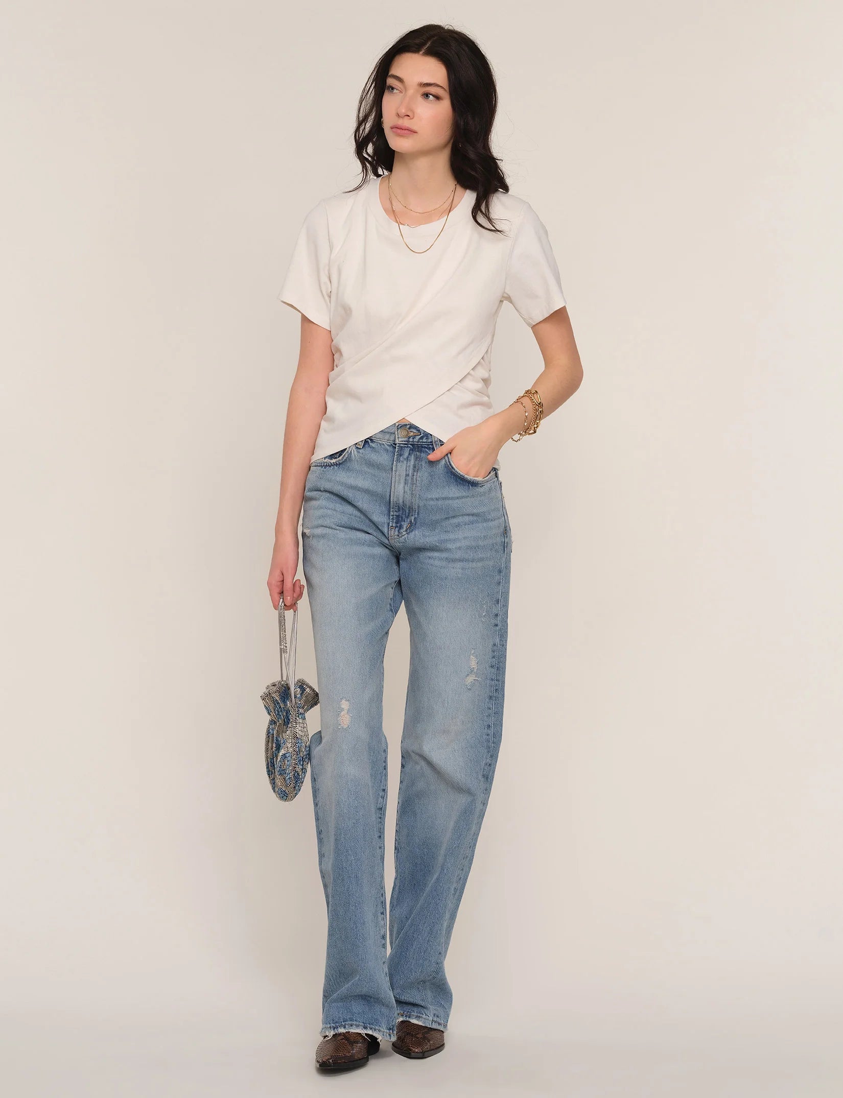 MALENA TOP - BONE