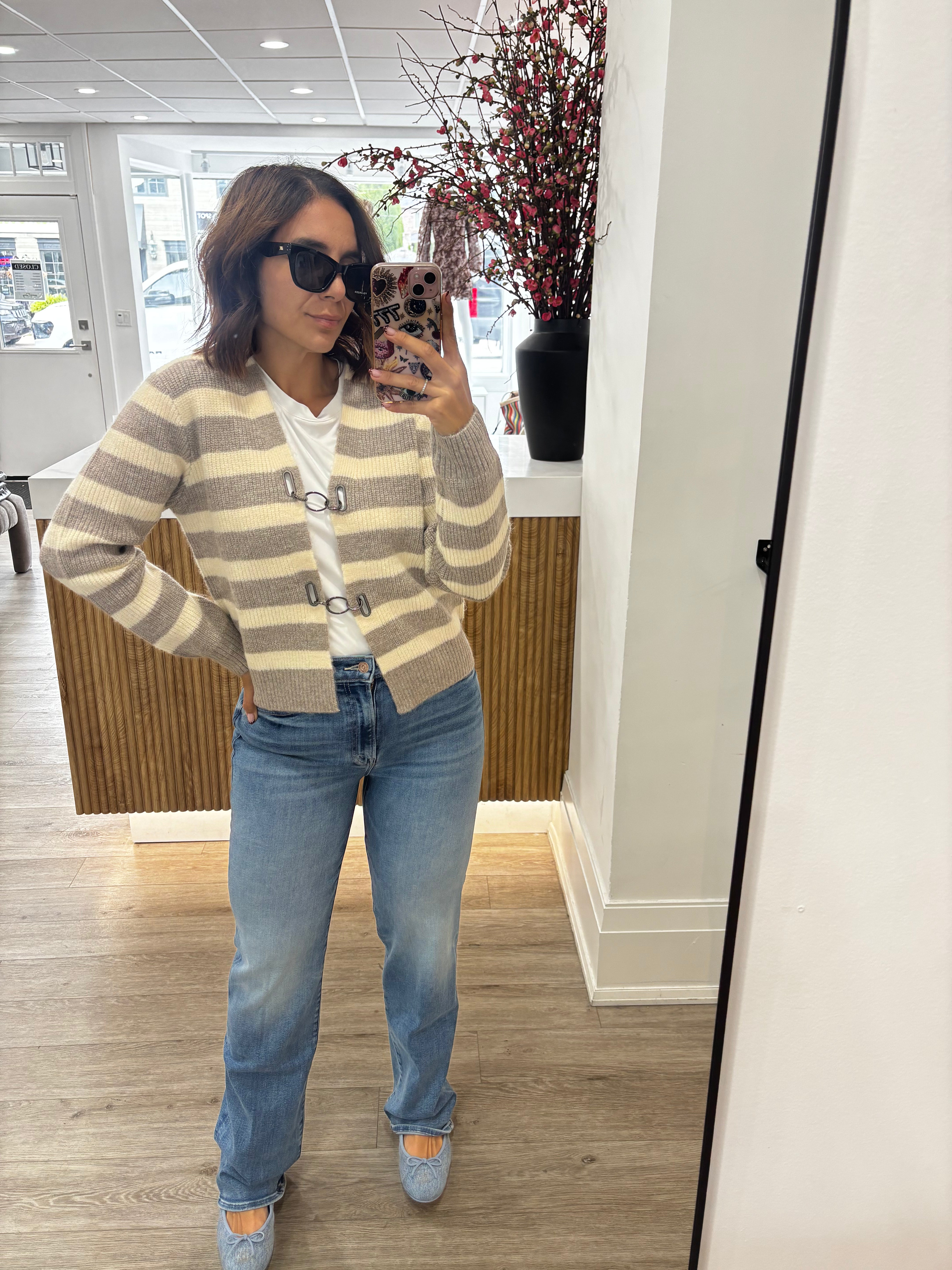 ARDEN CARDIGAN - SOFT MINK