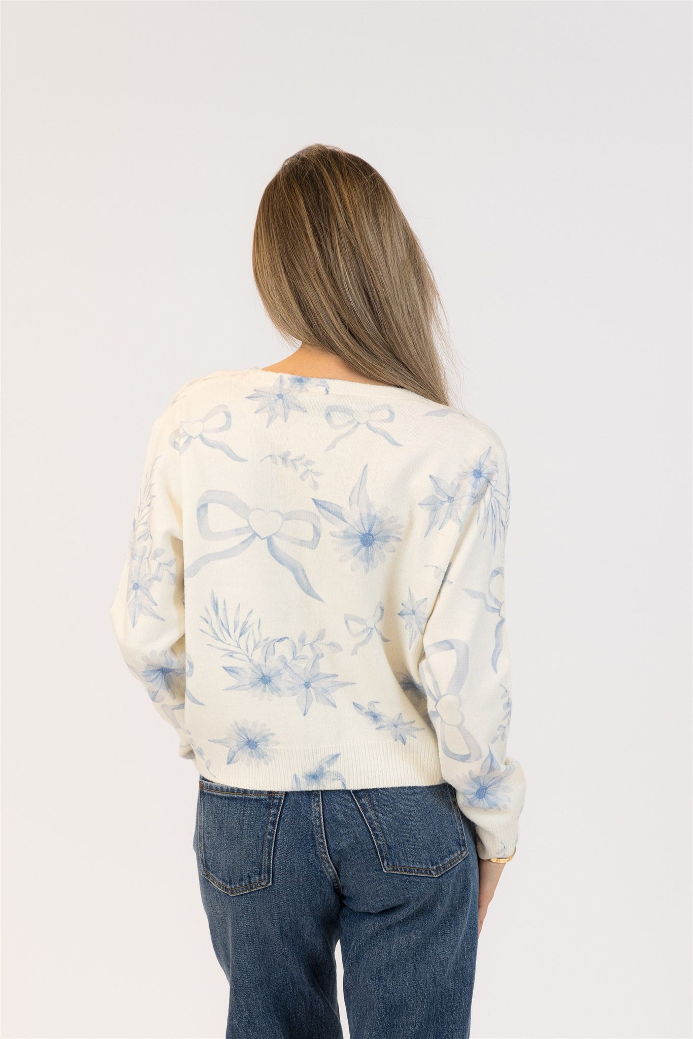 KAILIE BOW CARDIGAN