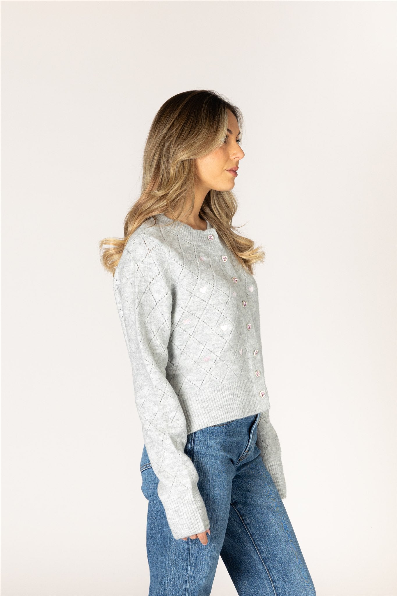 LACEY HEART CARDIGAN
