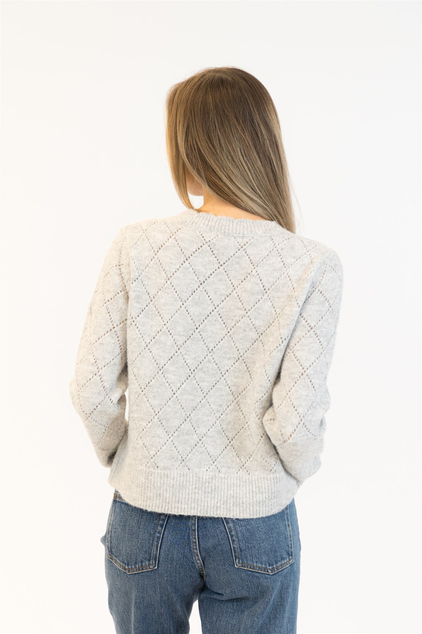 LACEY ROSE CARDIGAN - GREY