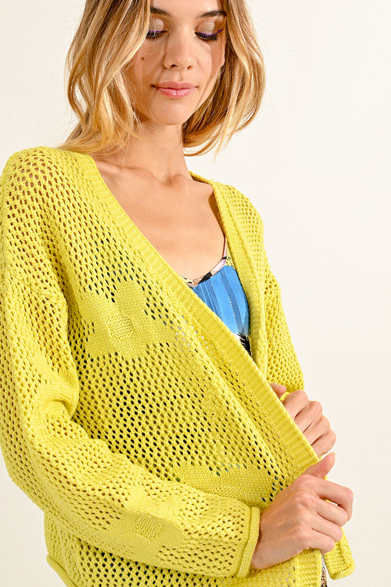 BOCA MESH CARDIGAN