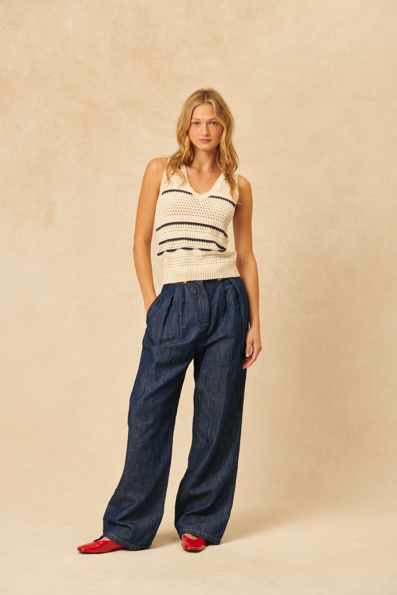 LANDON TANK TOP - NAUTICAL