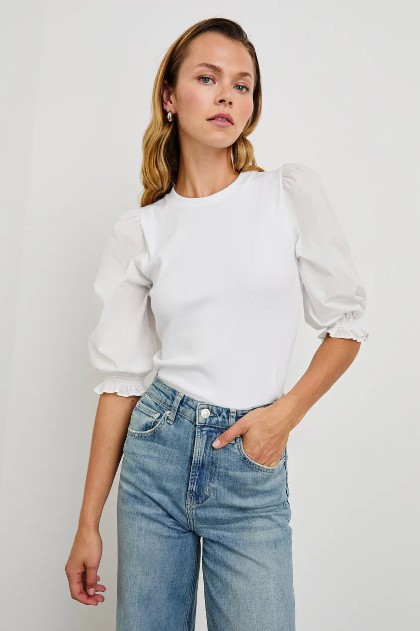 LANDYN TOP - WHITE