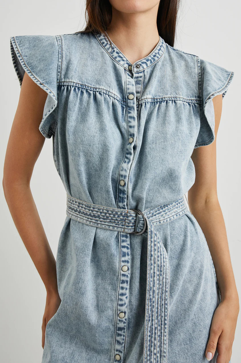 LETTA DRESS - FADED INDIGO