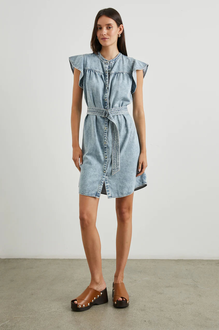 LETTA DRESS - FADED INDIGO