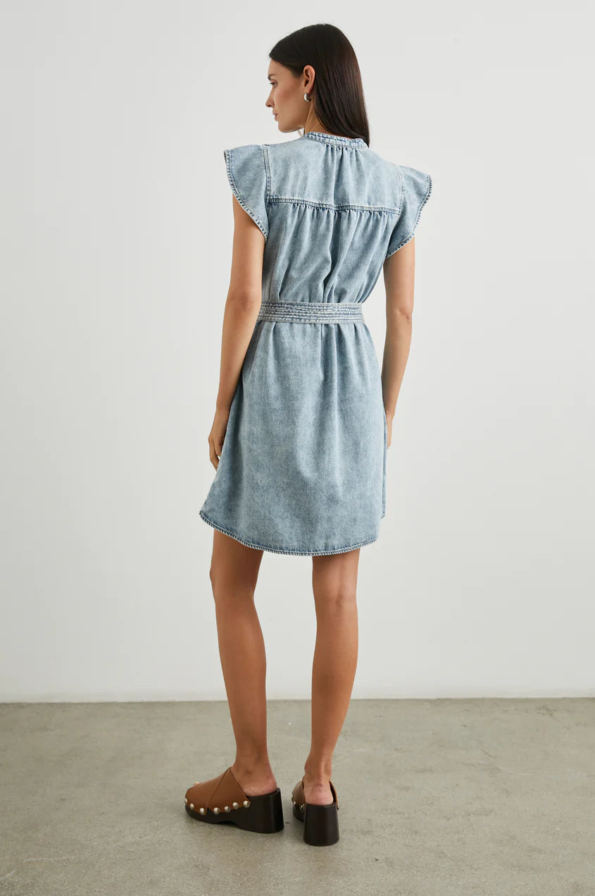 LETTA DRESS - FADED INDIGO