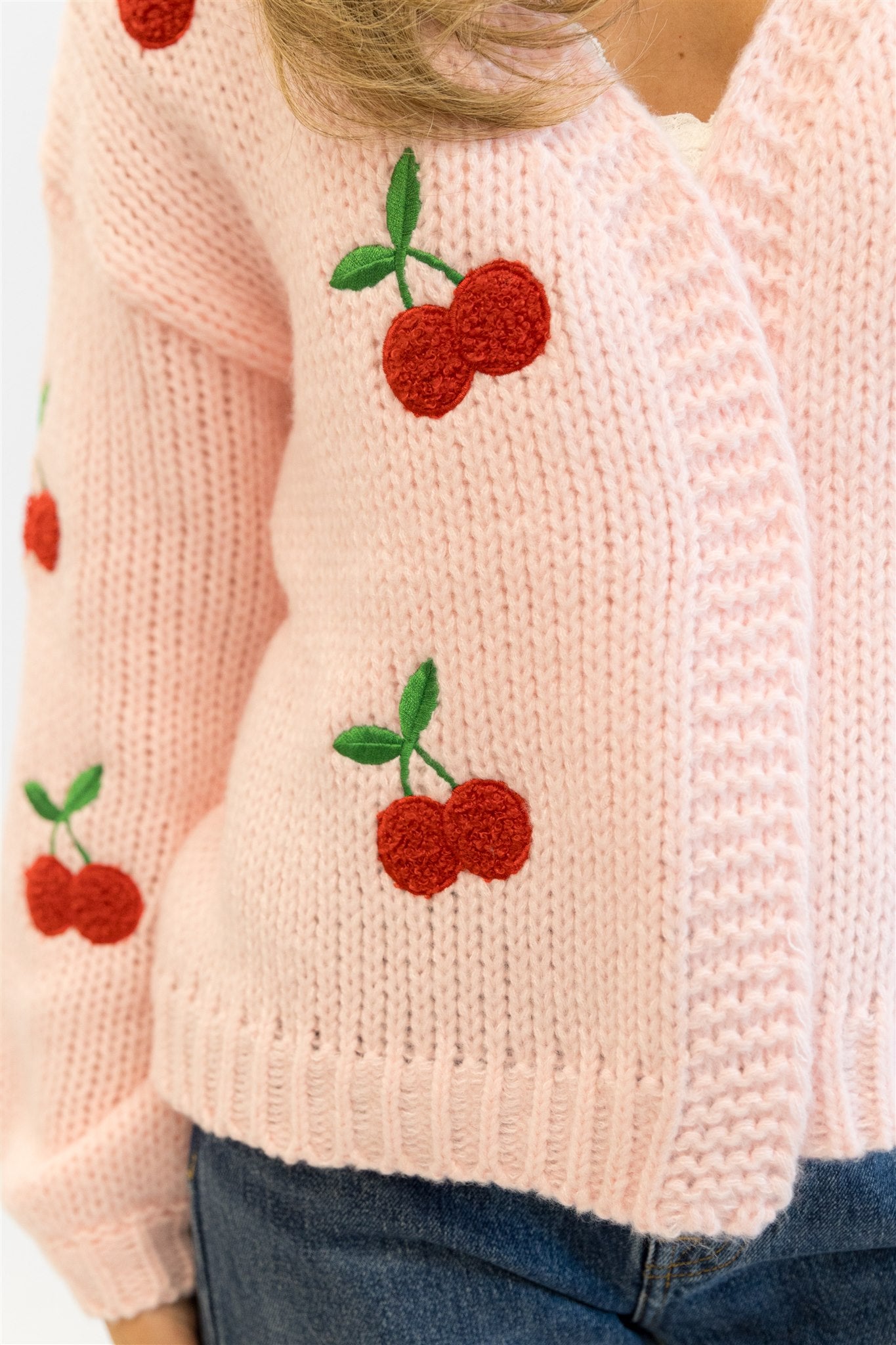LEXI CHERRY CARDIGAN