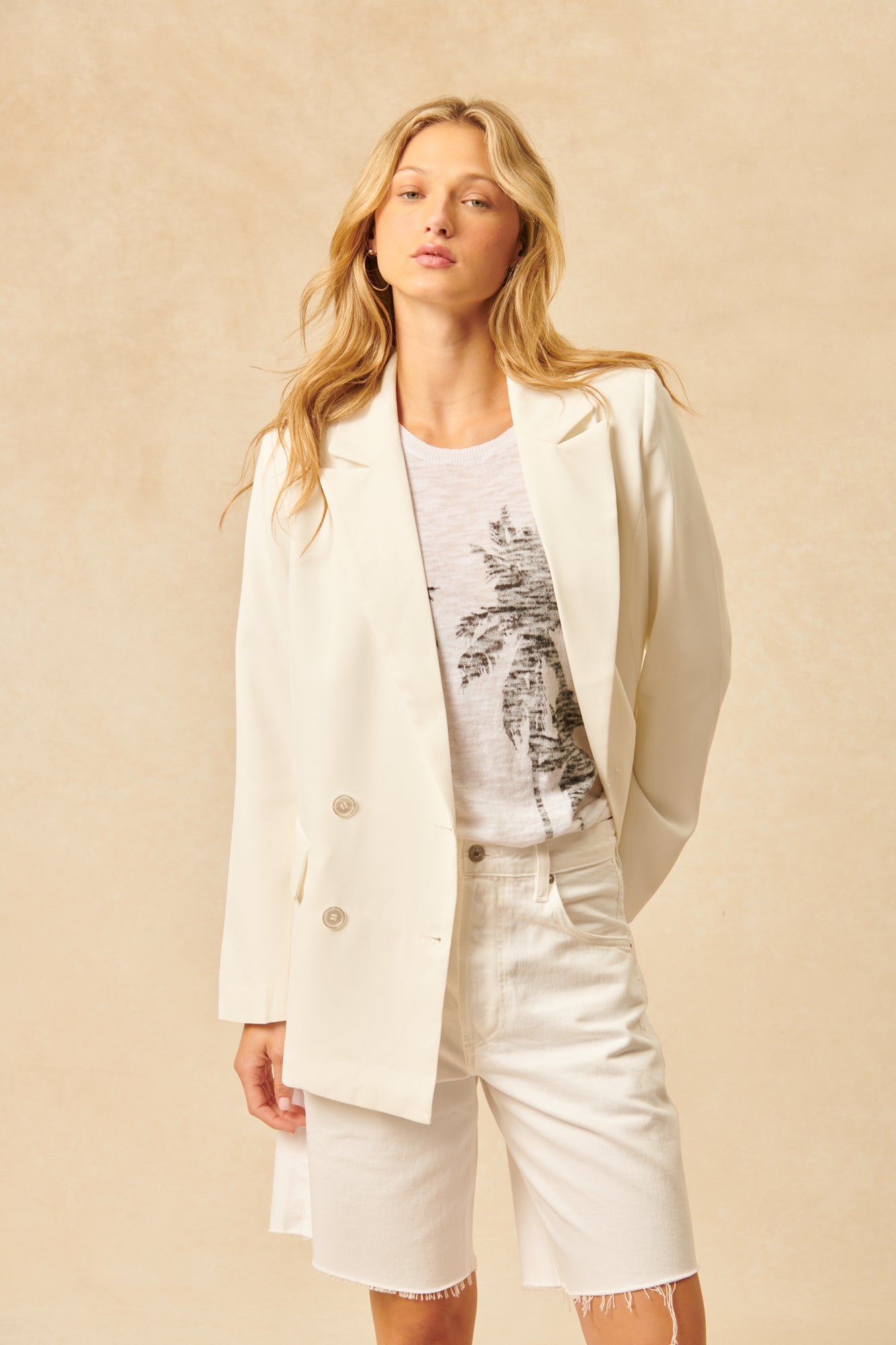 LINCOLN BLAZER - VIVID WHITE