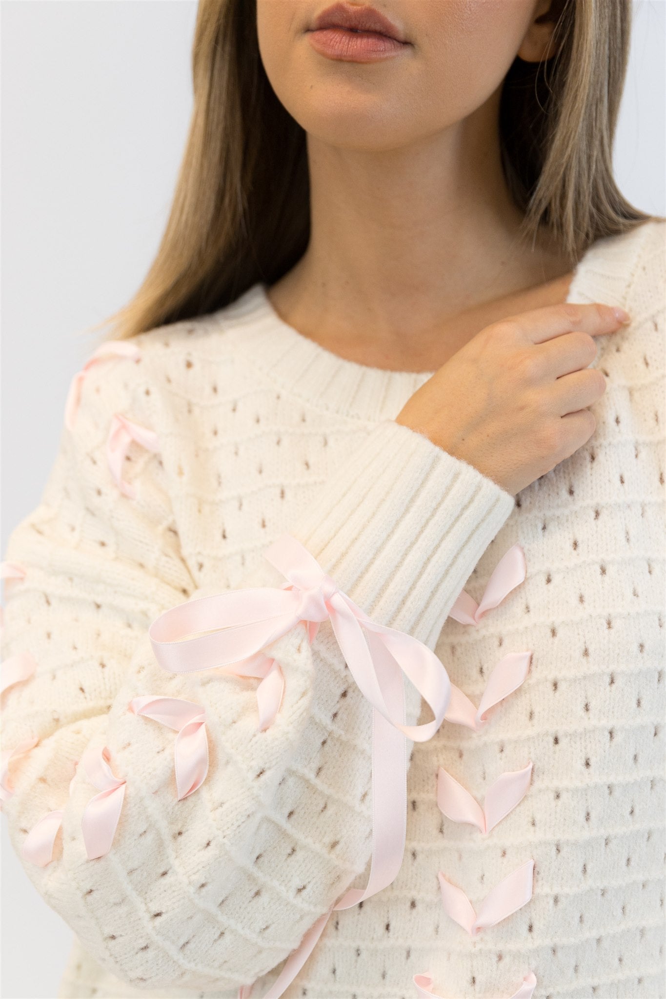LYDIA RIBBON SWEATER