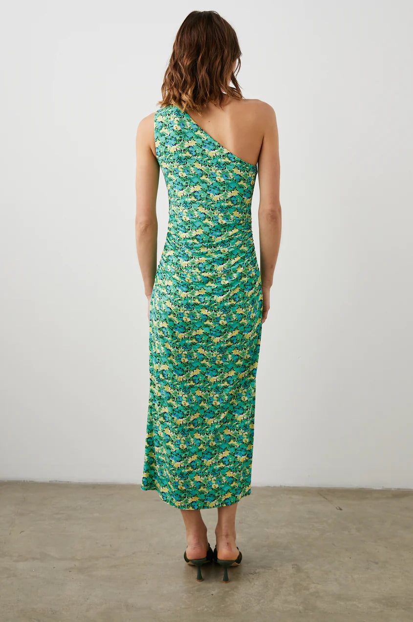 MCKAYLA DRESS - WATERCOLOR IVY