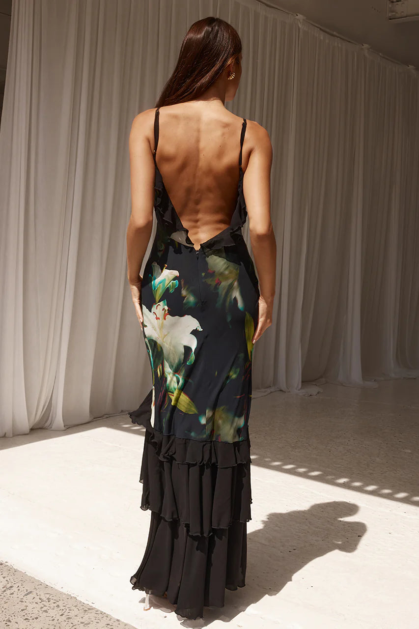 NAMARI MAXI DRESS - LILY PRINT
