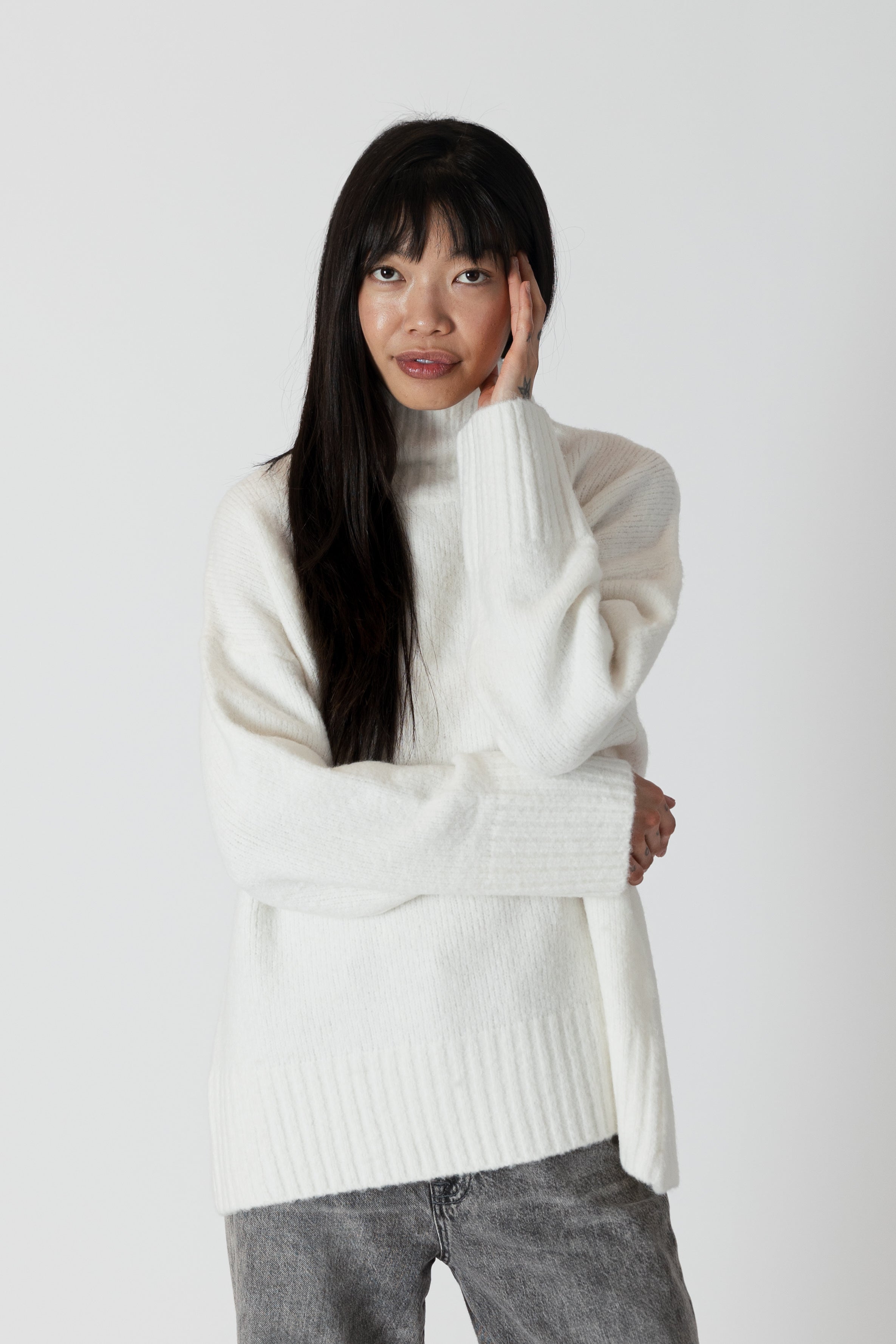 OLIVER LUXE MOCKNECK SWEATER