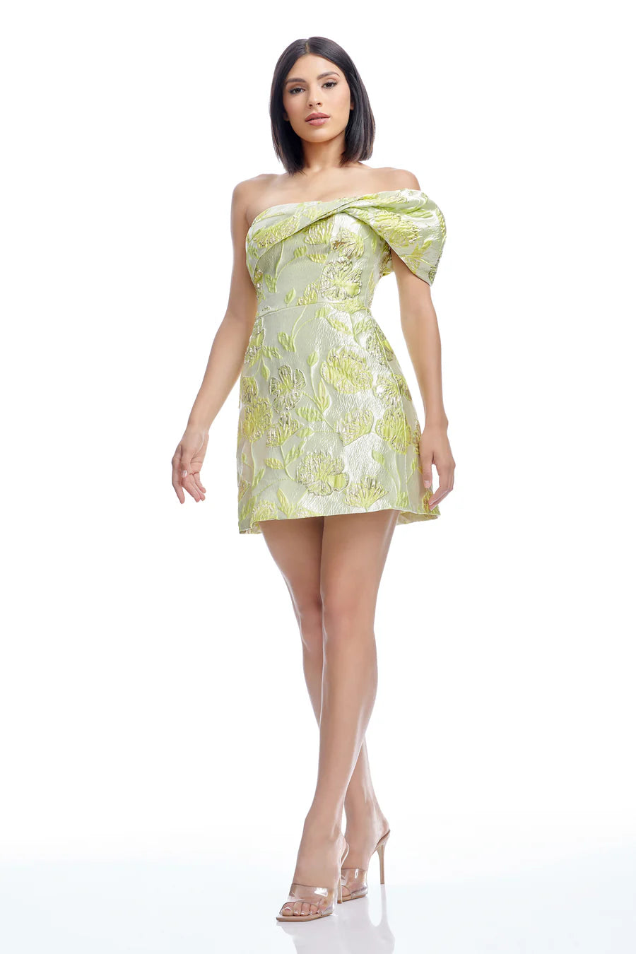 OLIVE DRESS - LEMONGRASS