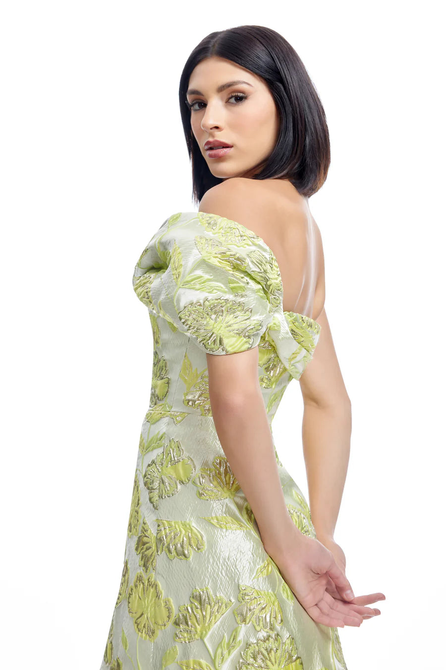 OLIVE DRESS - LEMONGRASS