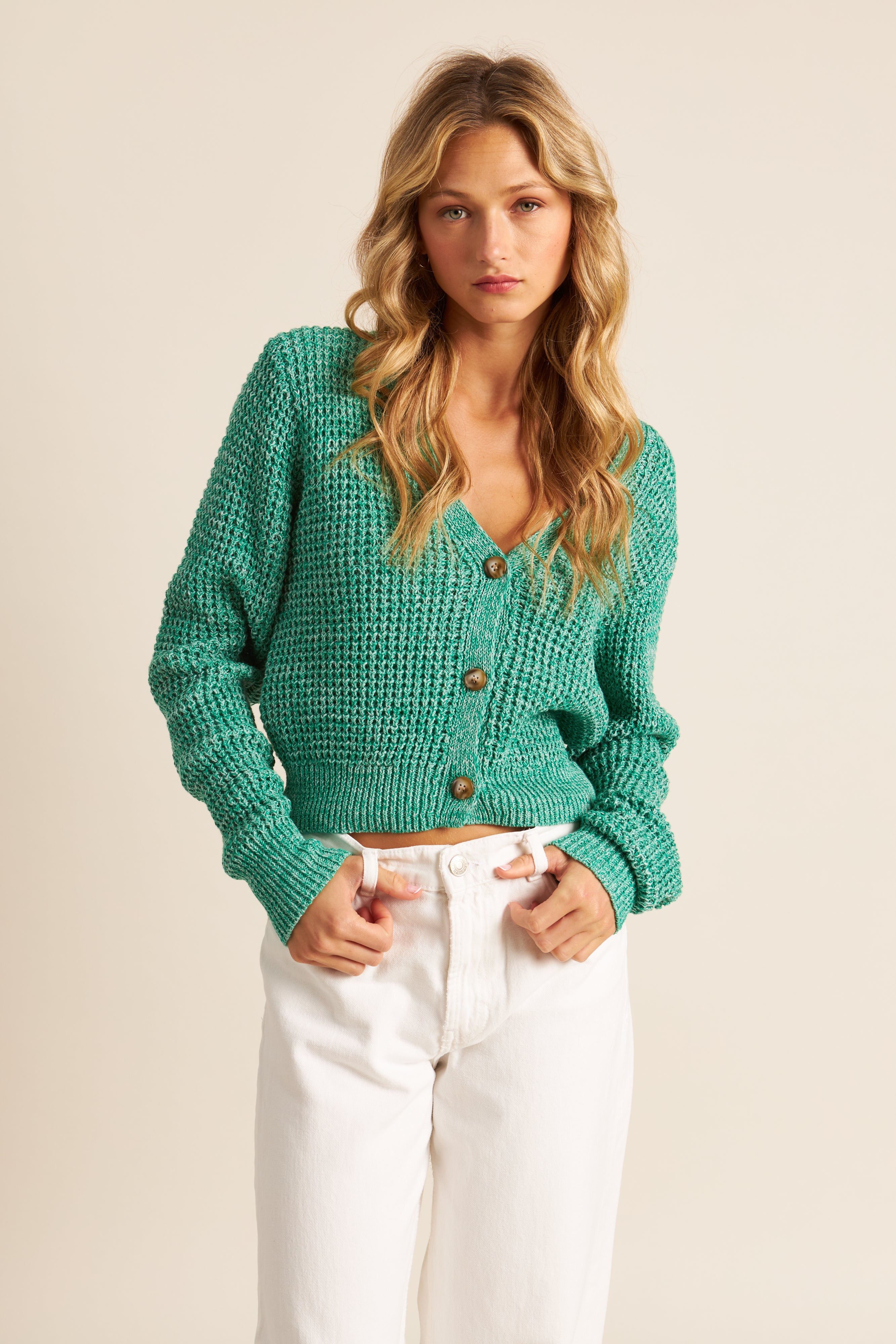 OLLIE CARDIGAN - LUCKY CHARM