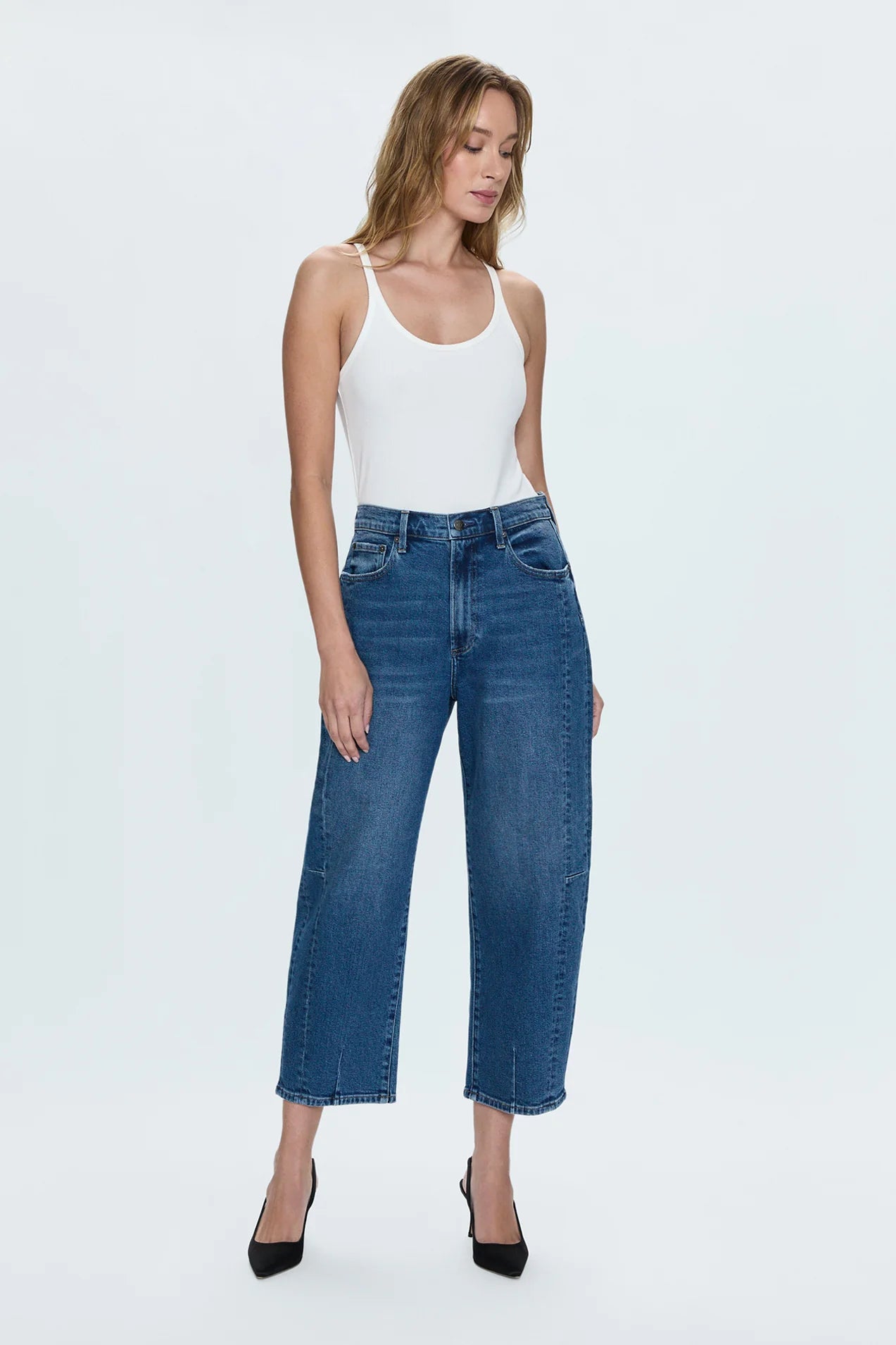 ELI HIGH RISE BARREL JEAN - AUGUSTUS