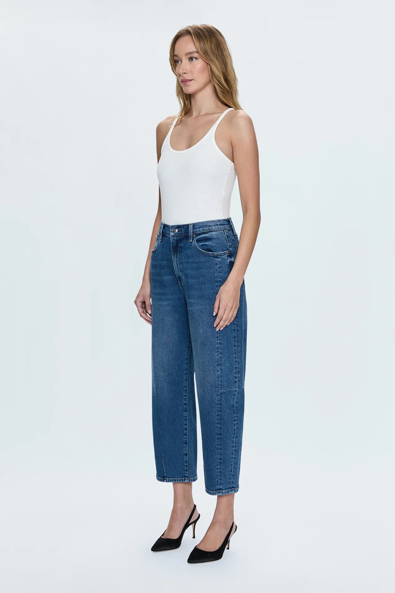 ELI HIGH RISE BARREL JEAN - AUGUSTUS