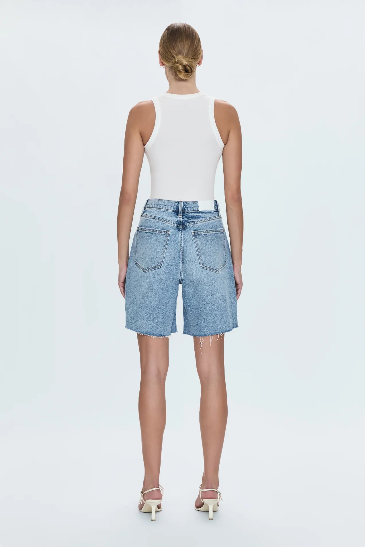 KAYLEE HIGH RISE PINCHED LOOSE SHORT - BOULDER