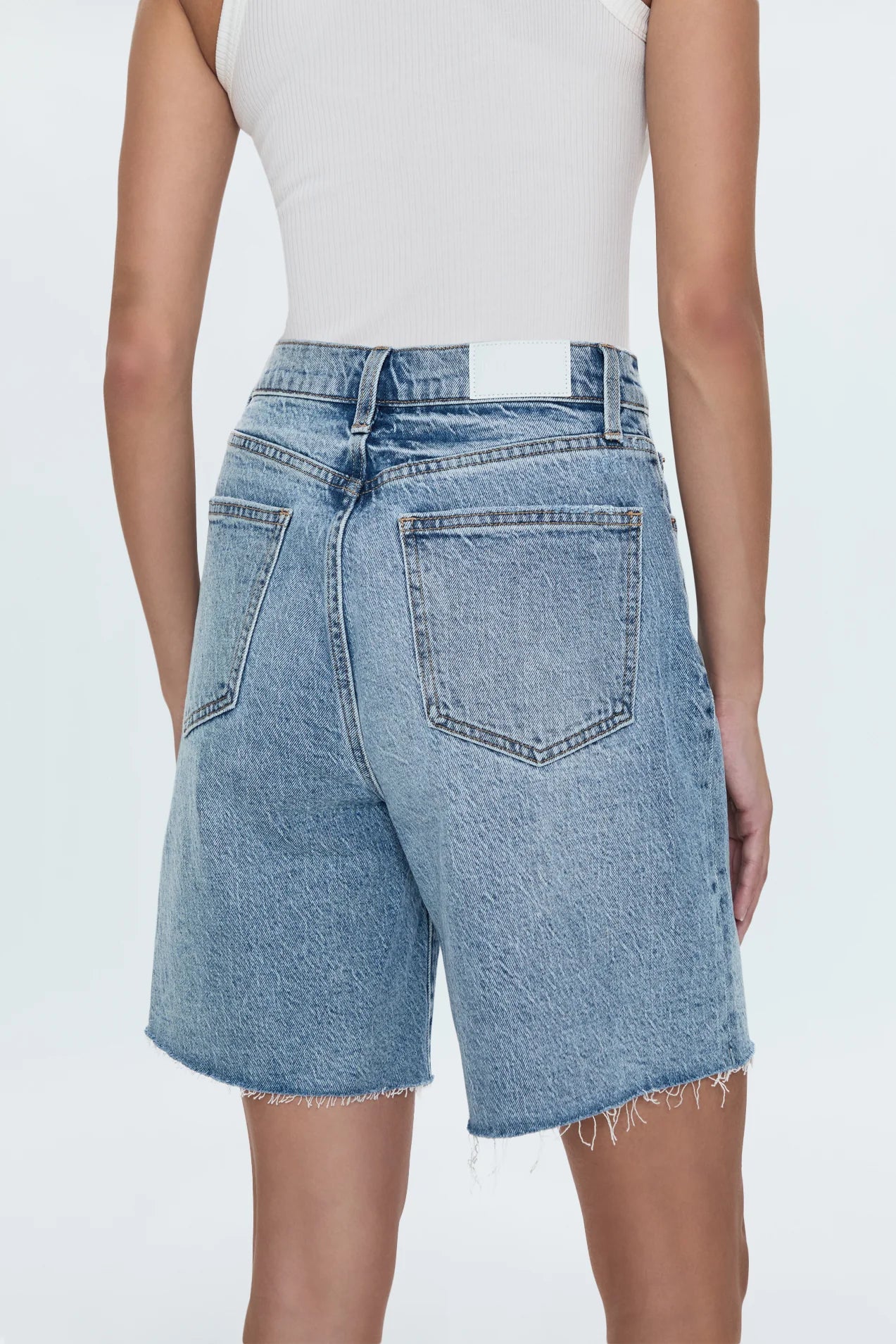 KAYLEE HIGH RISE PINCHED LOOSE SHORT - BOULDER