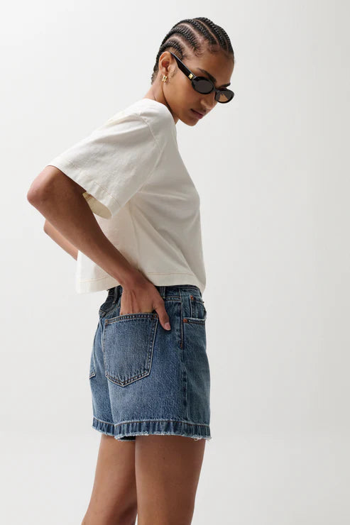 SAIGE HIGH RISE SHORT - WISHBONE