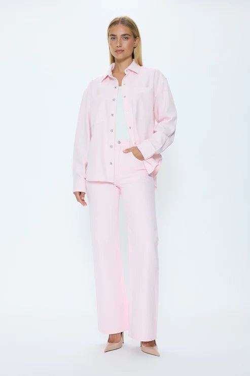 ELIN FLUID SHACKET - BLUSH