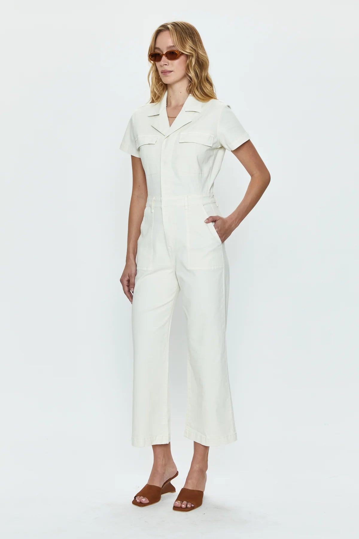MAKENNA JUMPSUIT - EGGSHELL