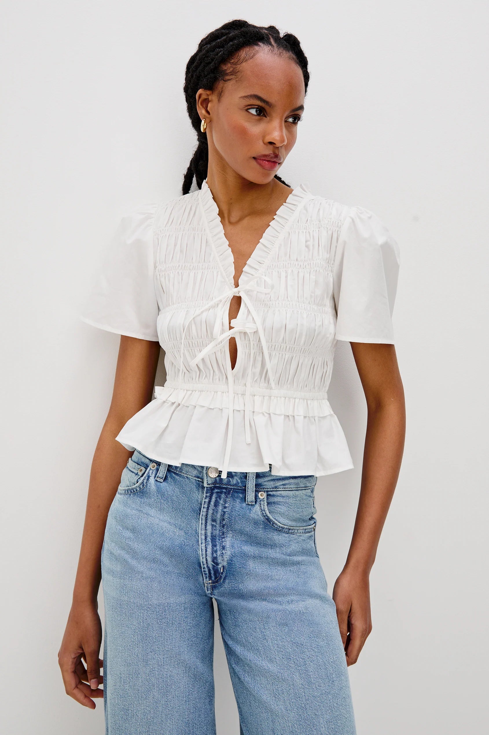 PORTIA TOP - WHITE