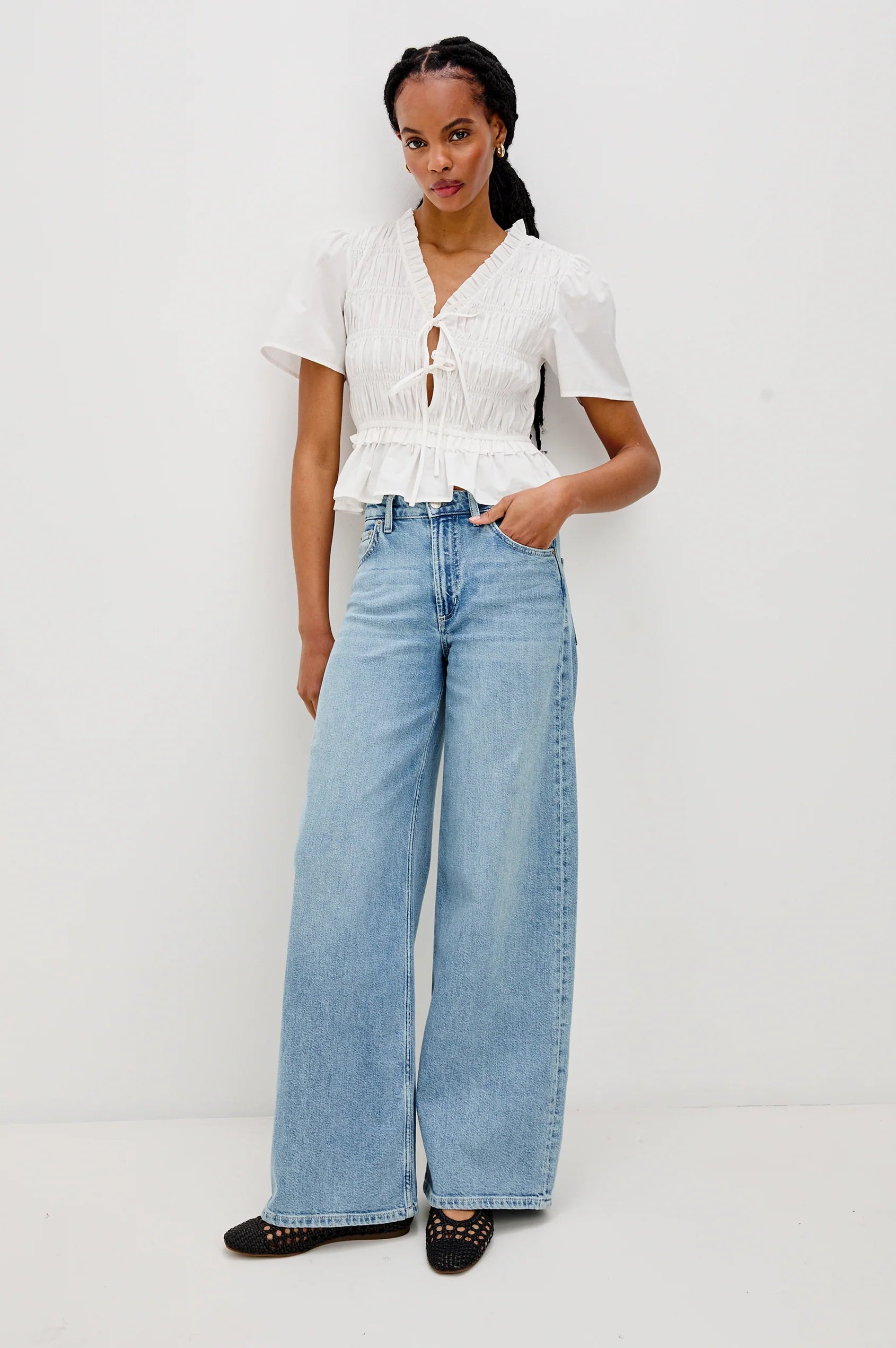 PORTIA TOP - WHITE