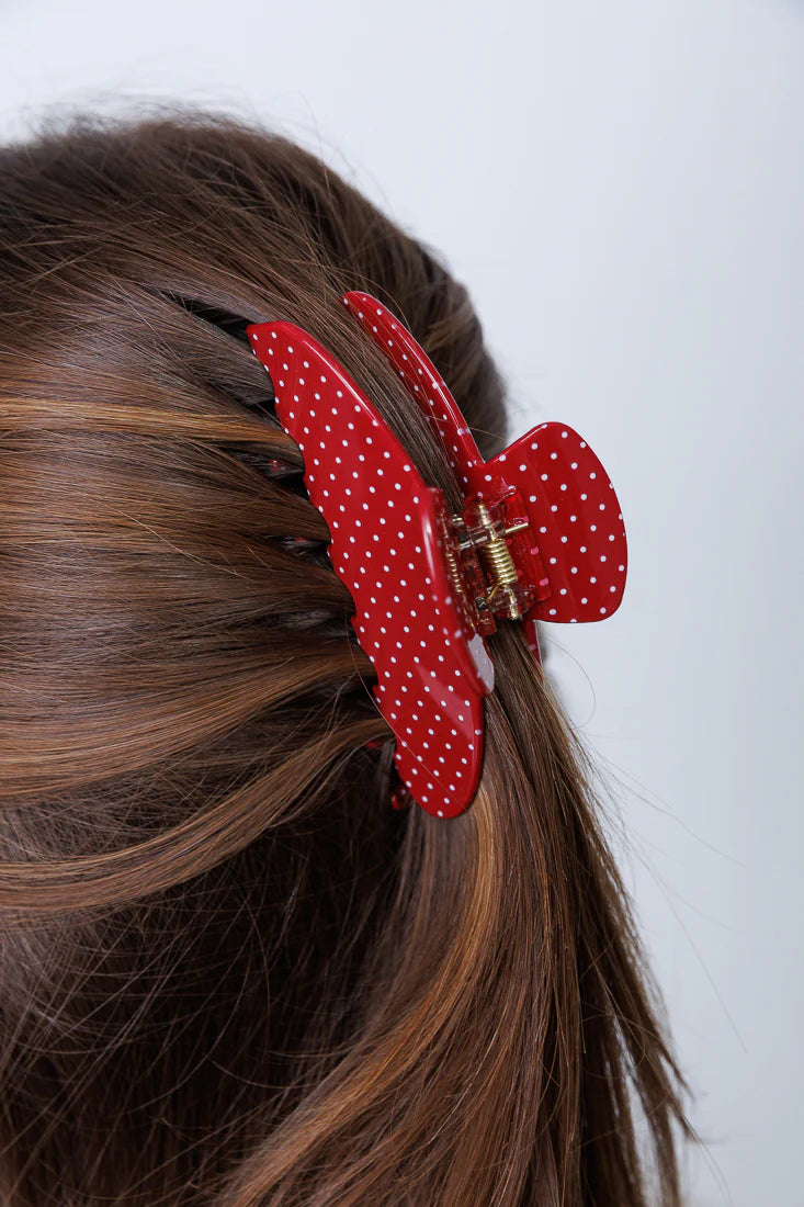 POLKA DOT CLIP (VARIOUS COLOURS)