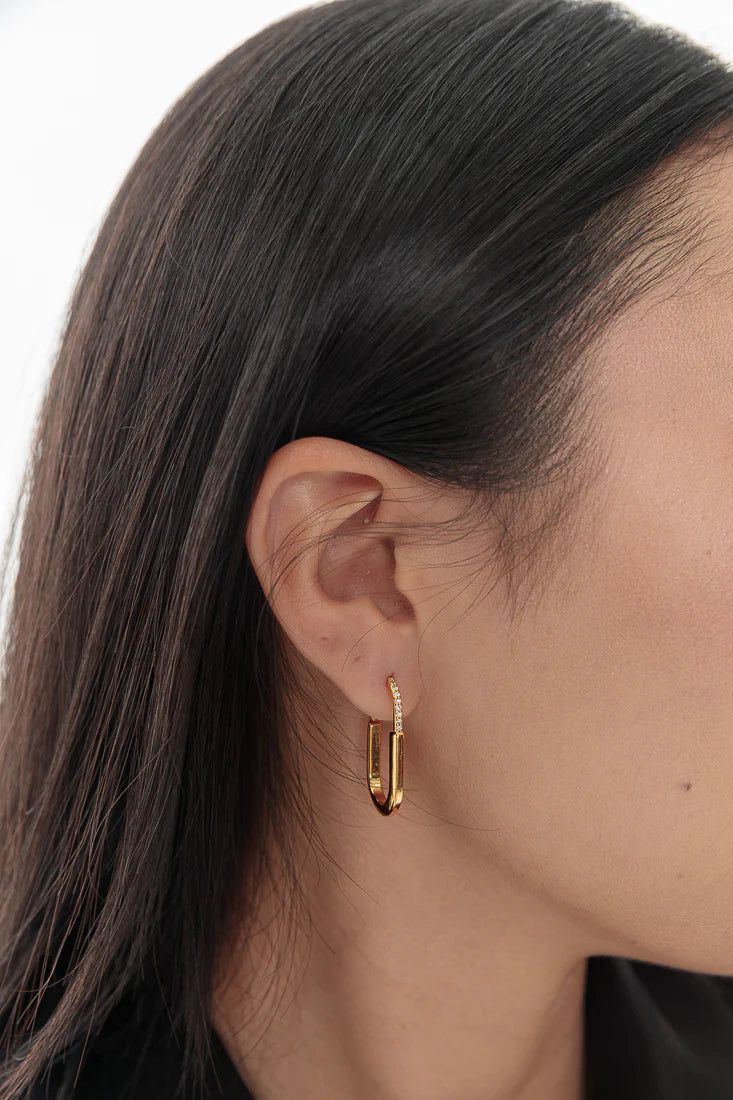 SAFETY HOOP EARRINGS