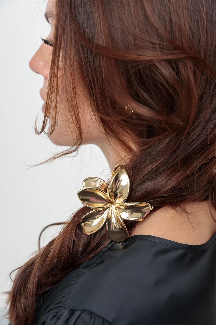 METALLIC LILY JAW CLIP