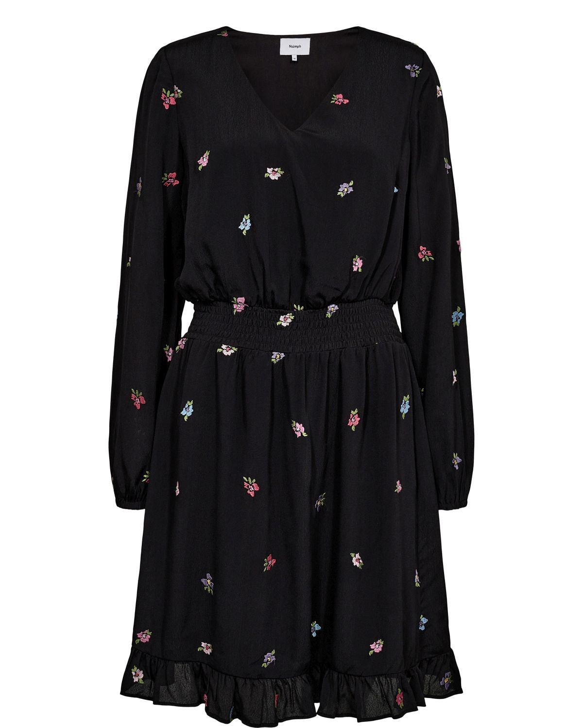 NUFLORA DRESS - CAVIAR