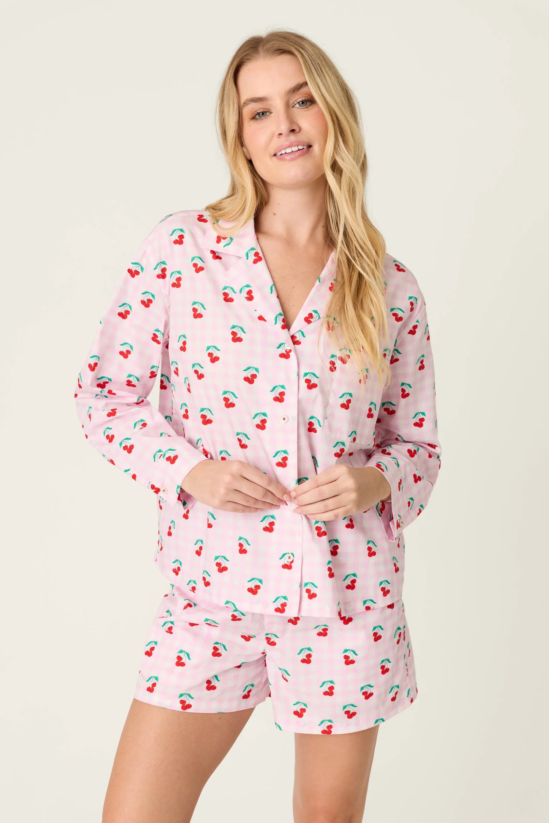 OH CHERRY PJ SET