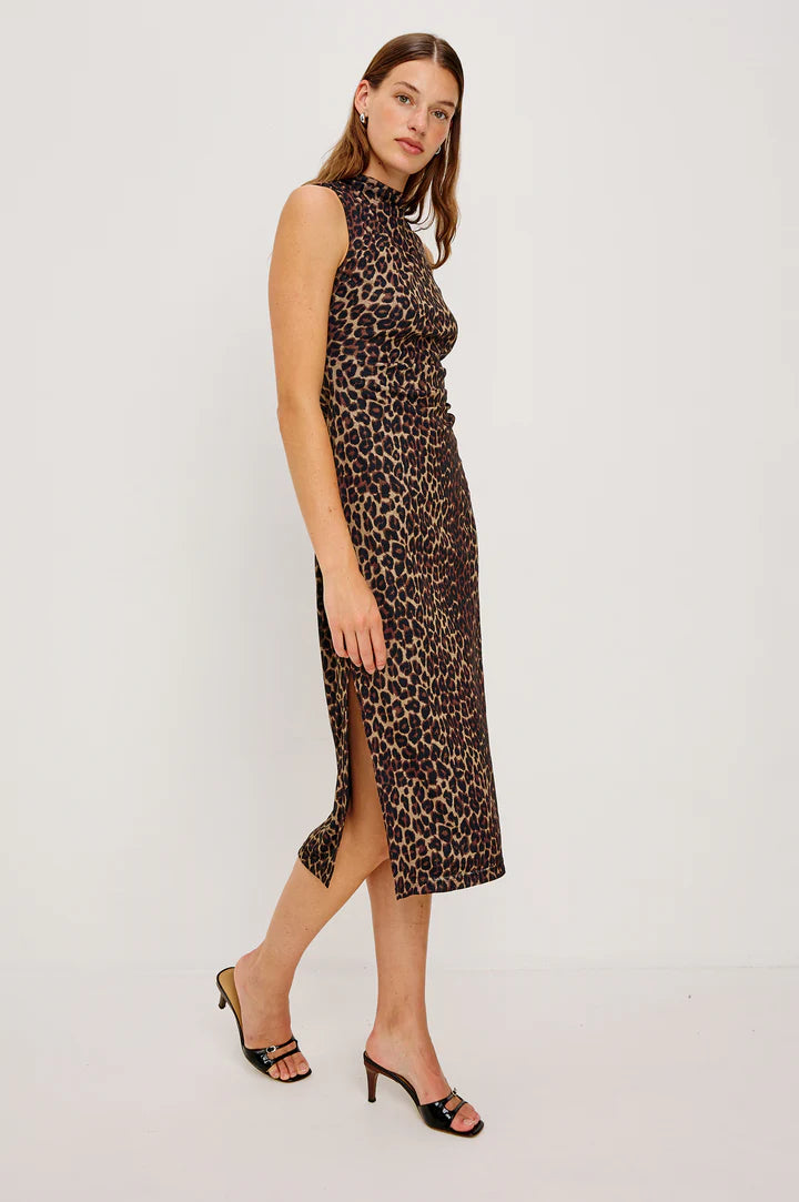 REBECCA DRESS - BROWN NALA