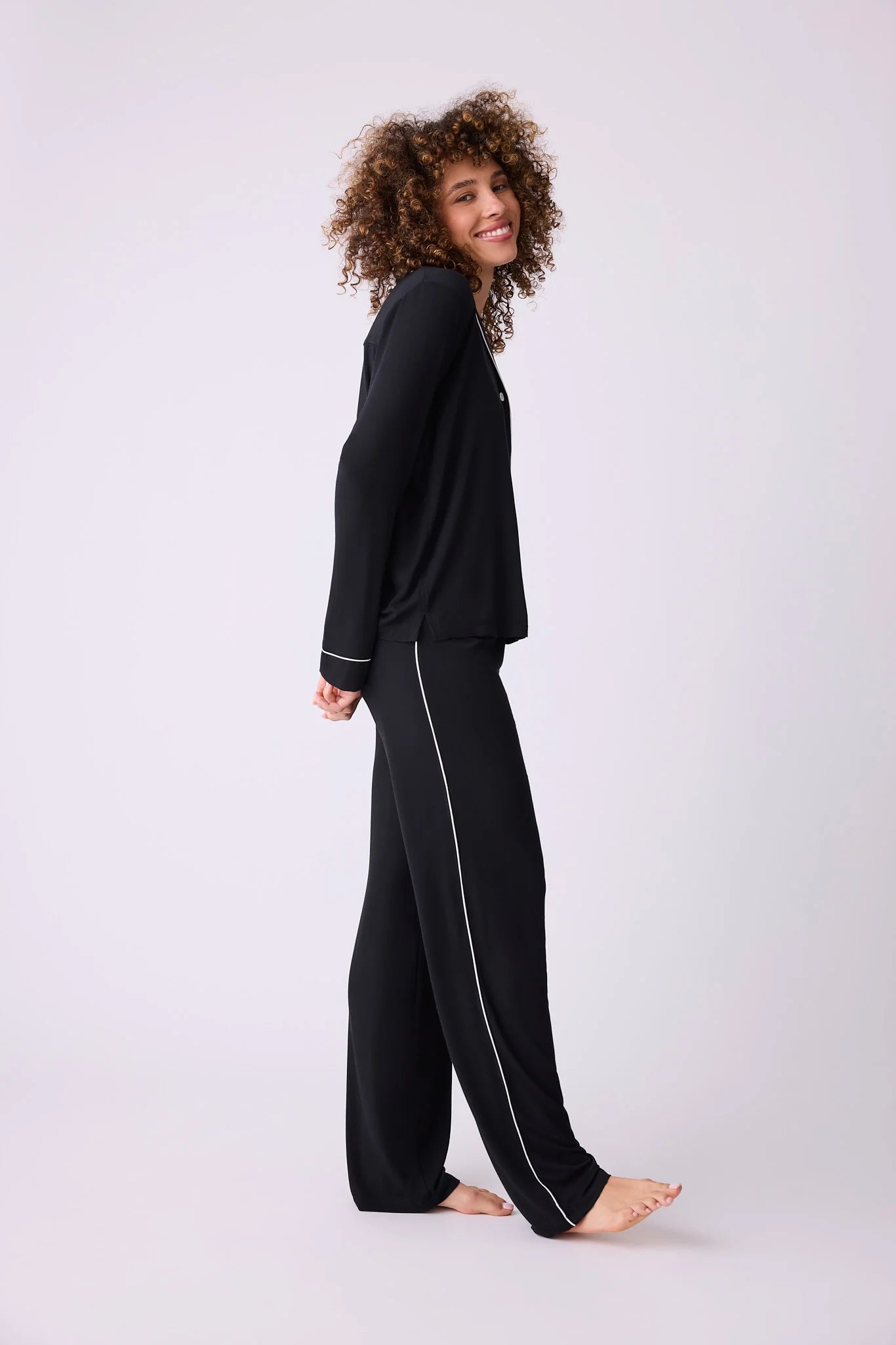 MODAL BASICS PJ SET - BLACK