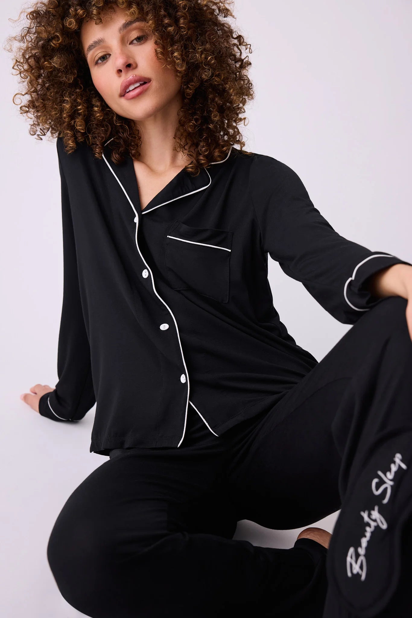 MODAL BASICS PJ SET - BLACK