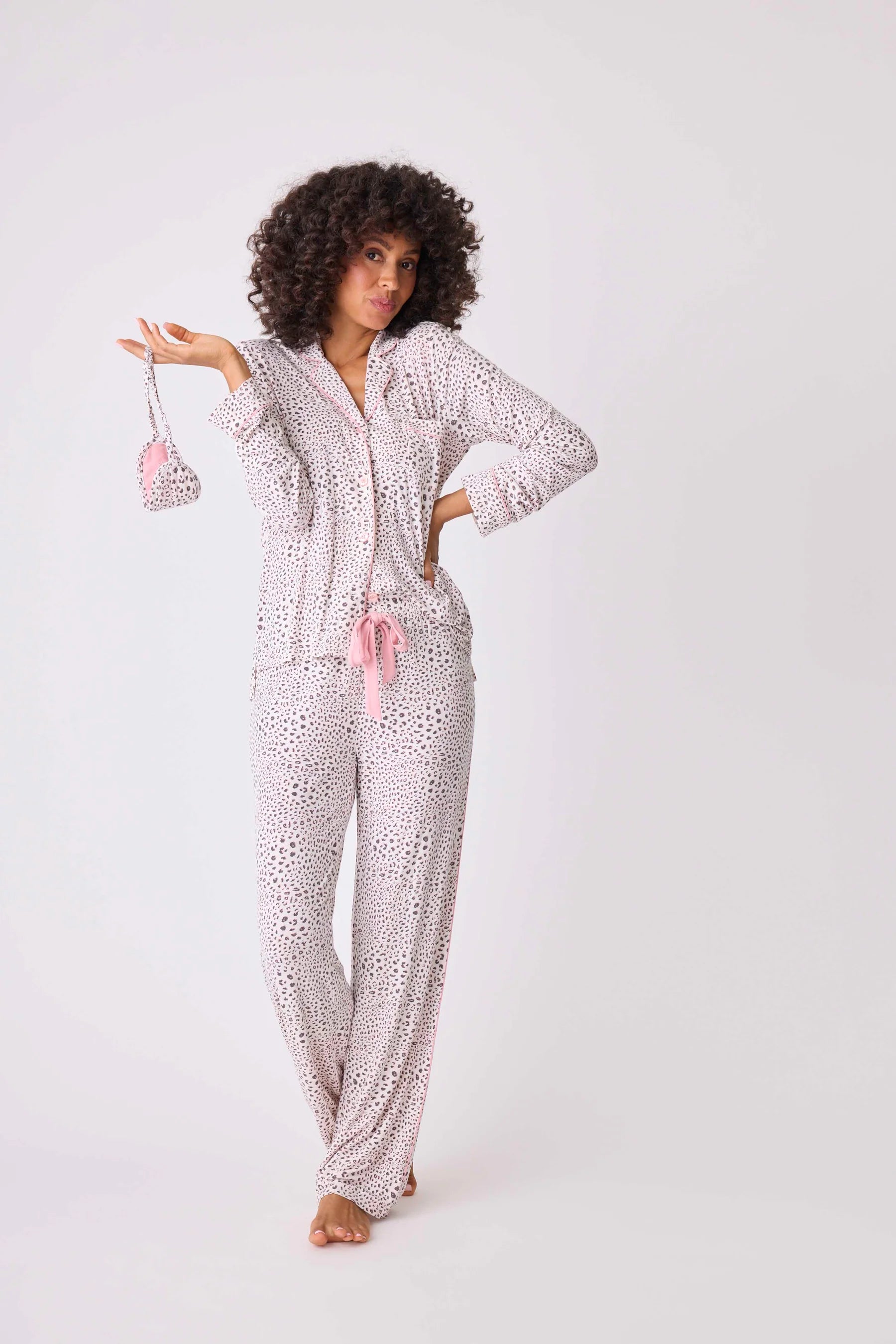 MODAL BASICS PJ SET - LEOPARD