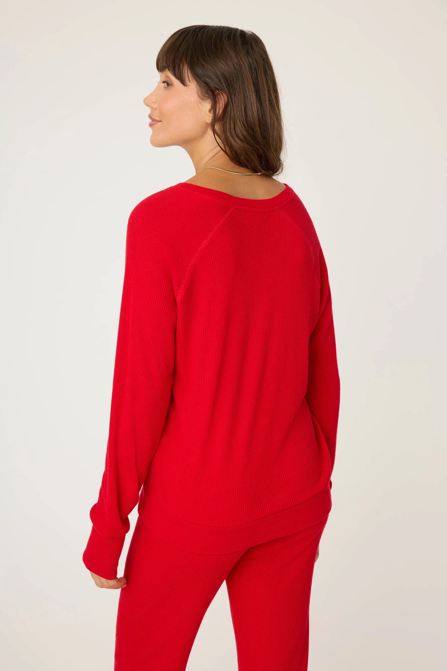 TEXTURED ESSENTIALS - LONG SLEEVE TOP