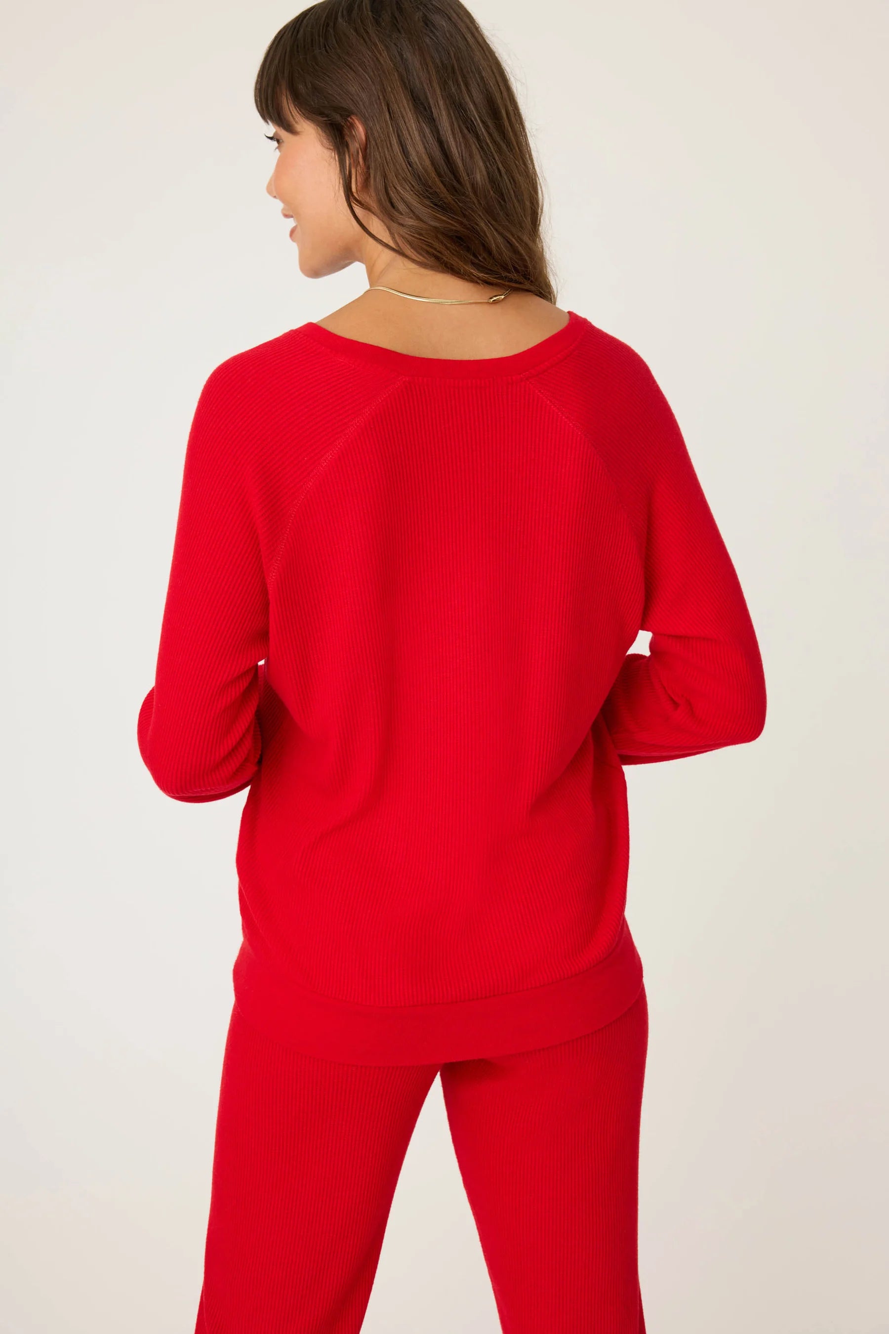 TEXTURED ESSENTIALS - LONG SLEEVE TOP