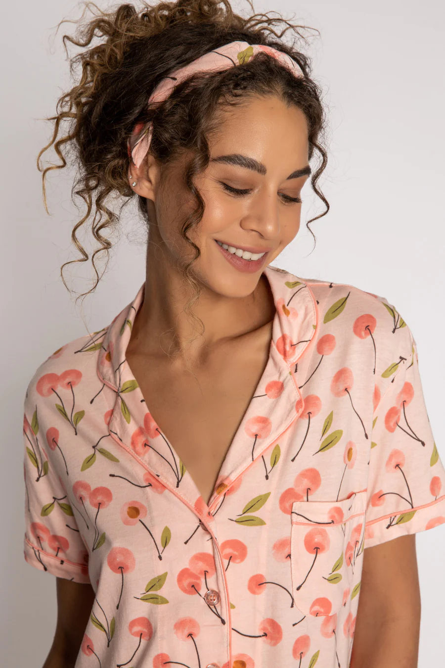 CHERRY PLAYFUL PRINT PJ SET