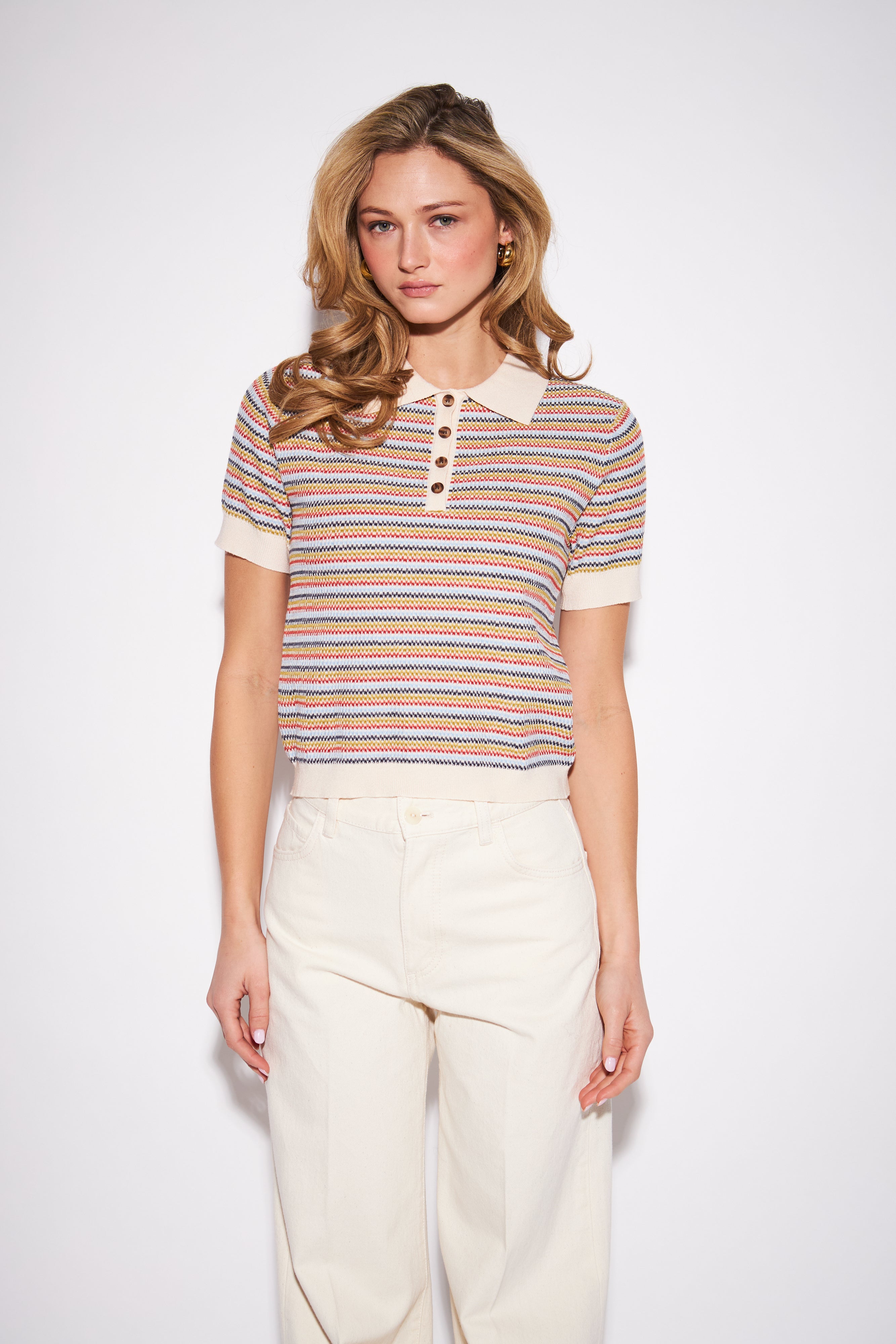ROLAND TOP - RADICAL STRIPE