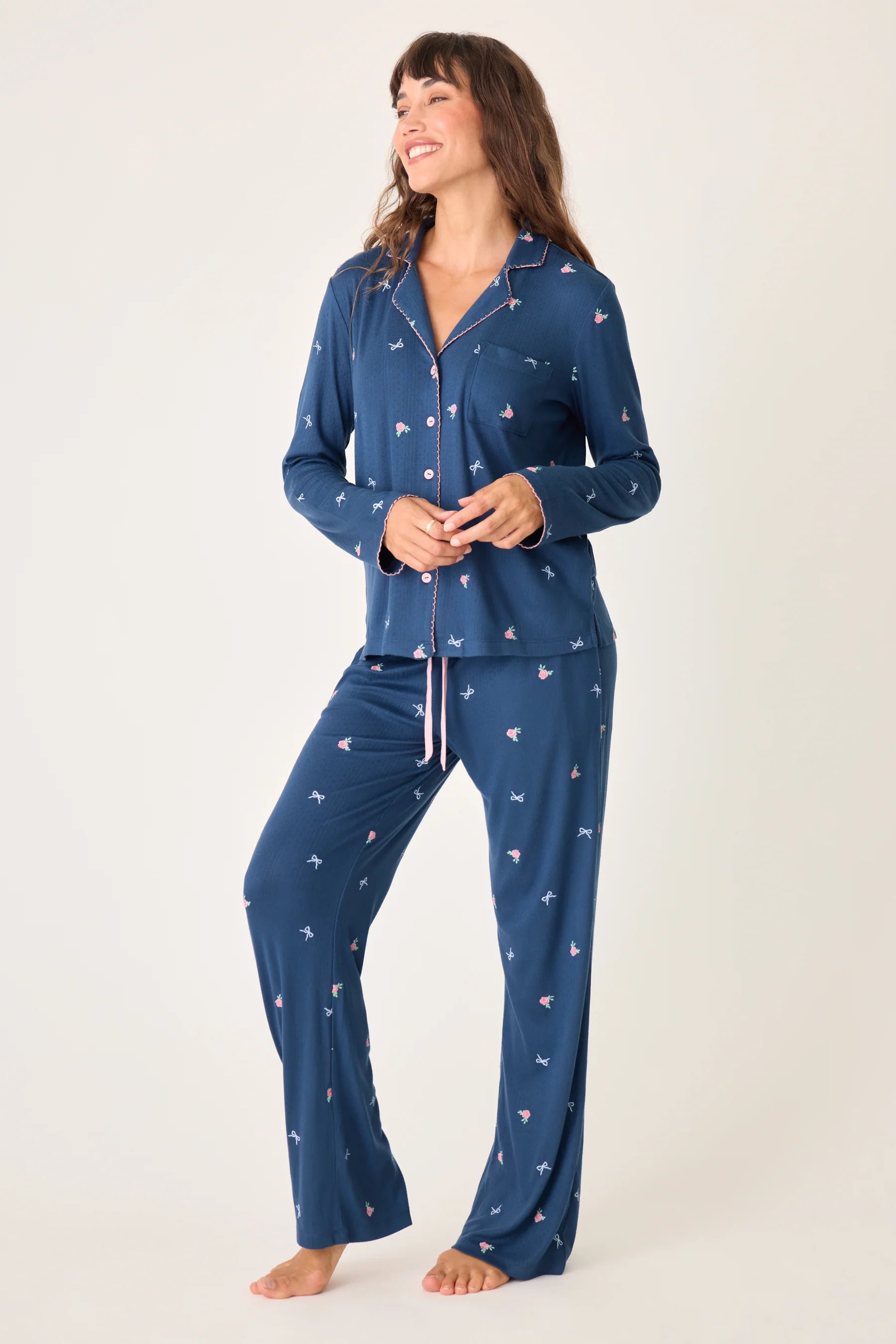 ENGLISH ROSE FLORAL PJ SET