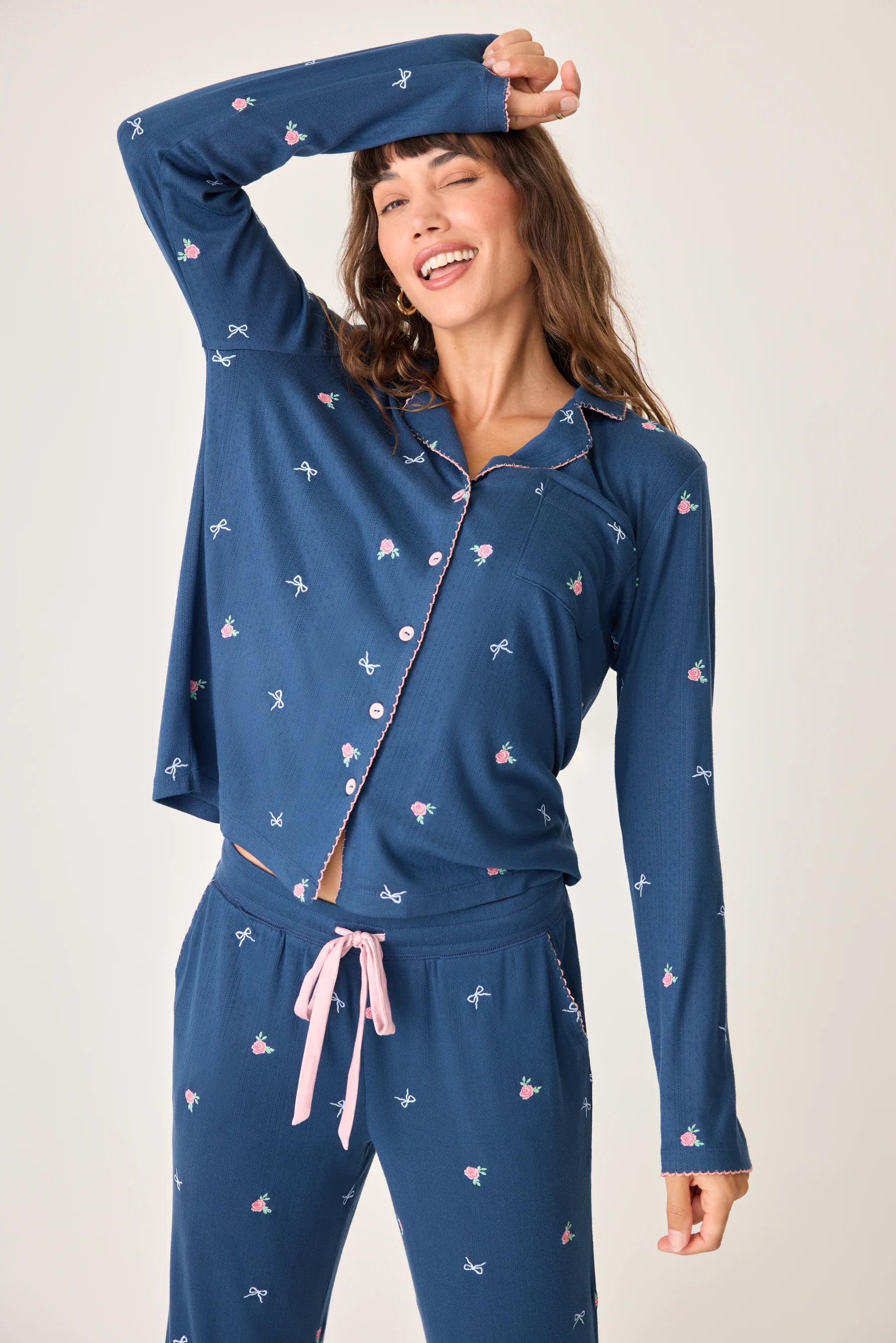 ENGLISH ROSE FLORAL PJ SET