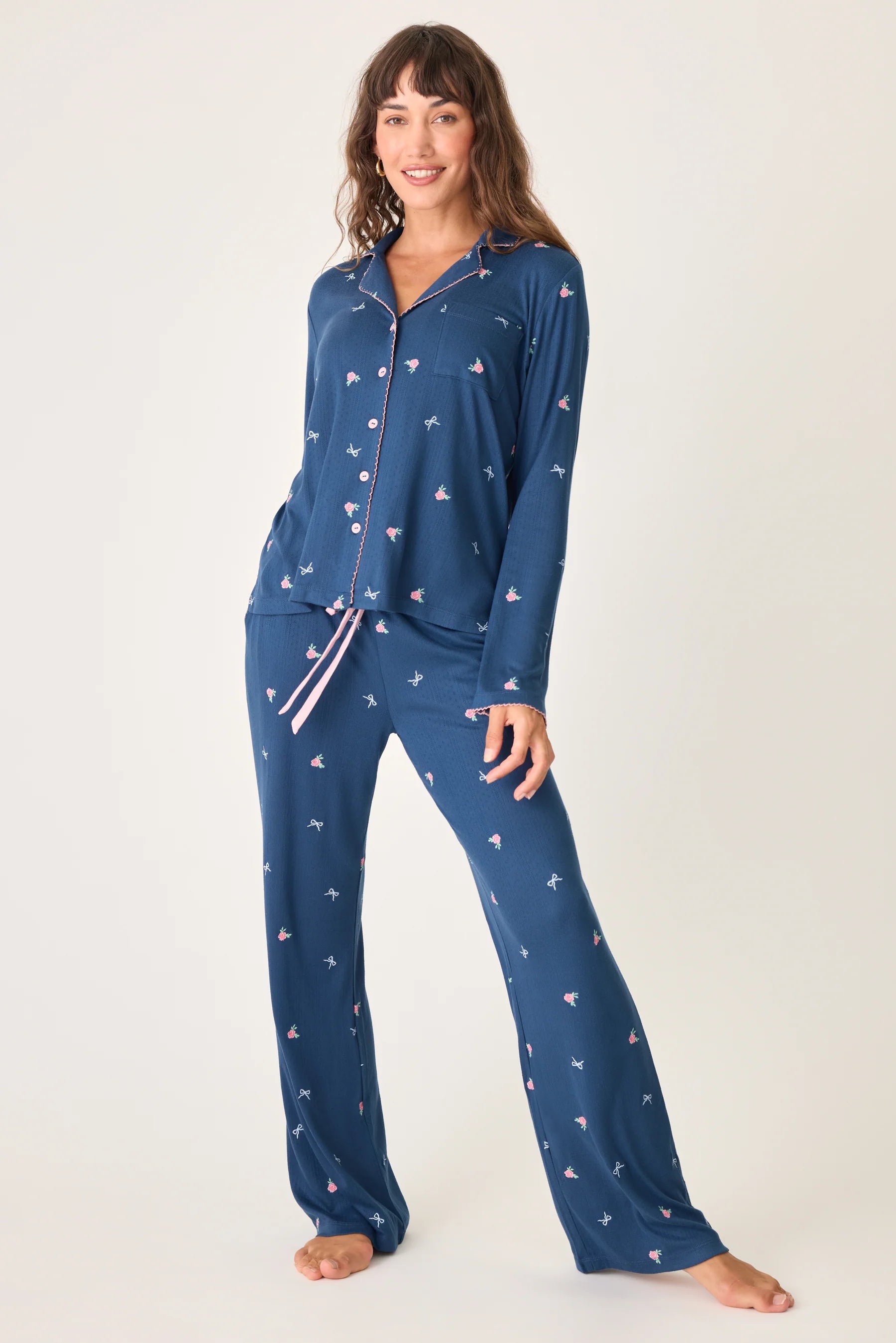 ENGLISH ROSE FLORAL PJ SET